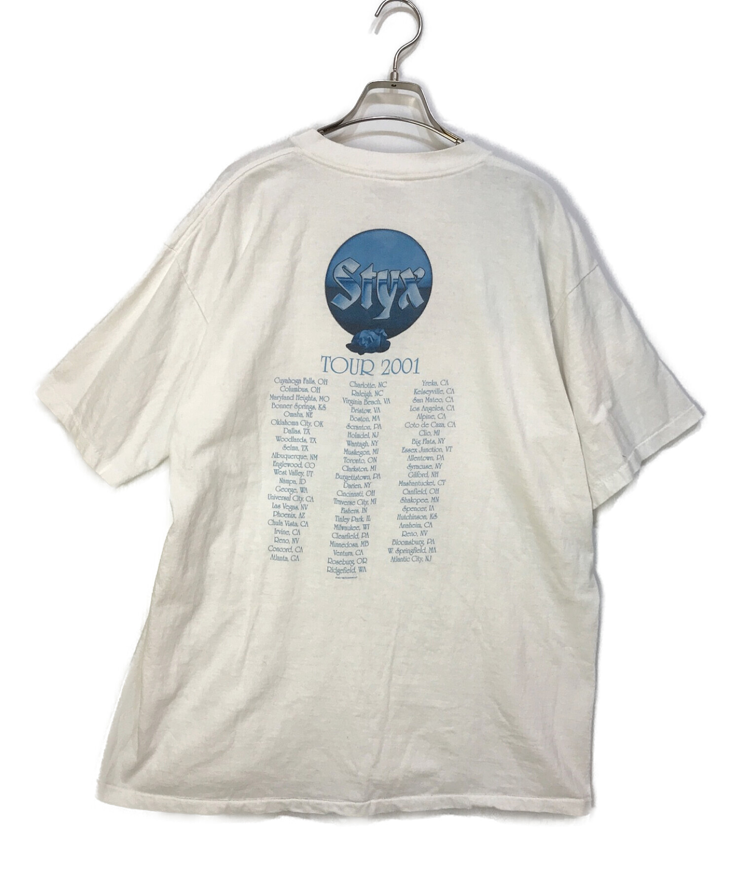 中古・古着通販】ALL SPORT (オールスポーツ) バンドTシャツ ホワイト 