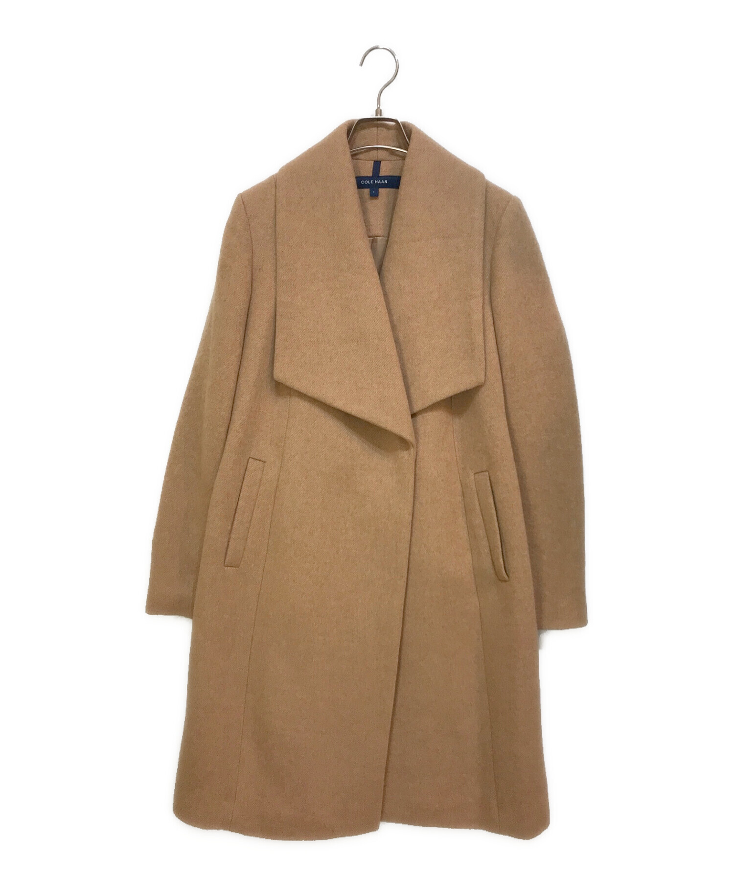 中古・古着通販】COLE HAAN (コールハーン) ラップコート ベージュ 