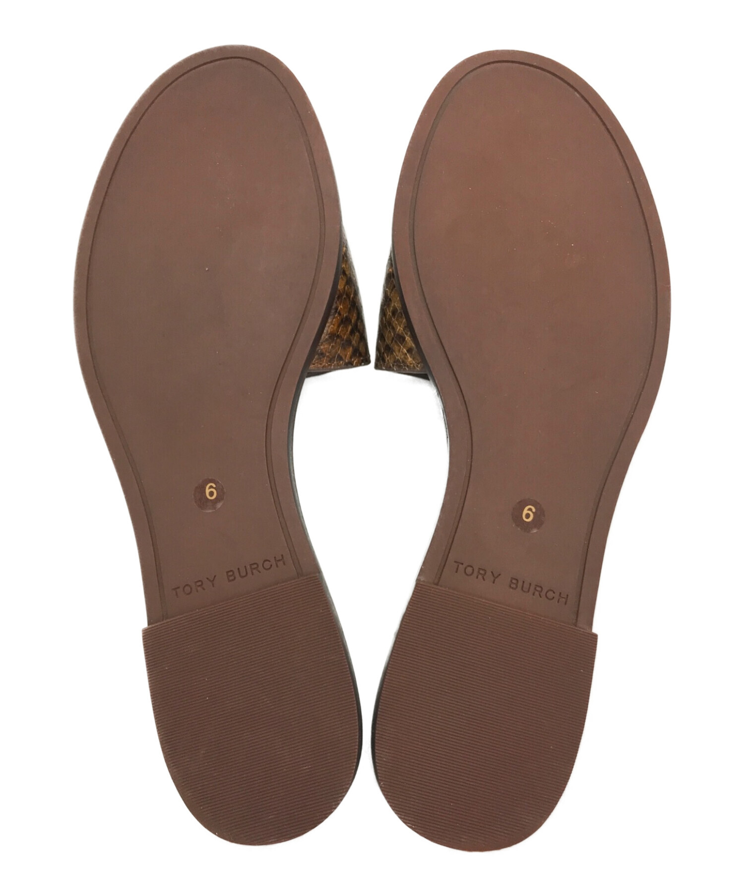 中古・古着通販】TORY BURCH (トリーバーチ) ミュール ロゴ サンダル 
