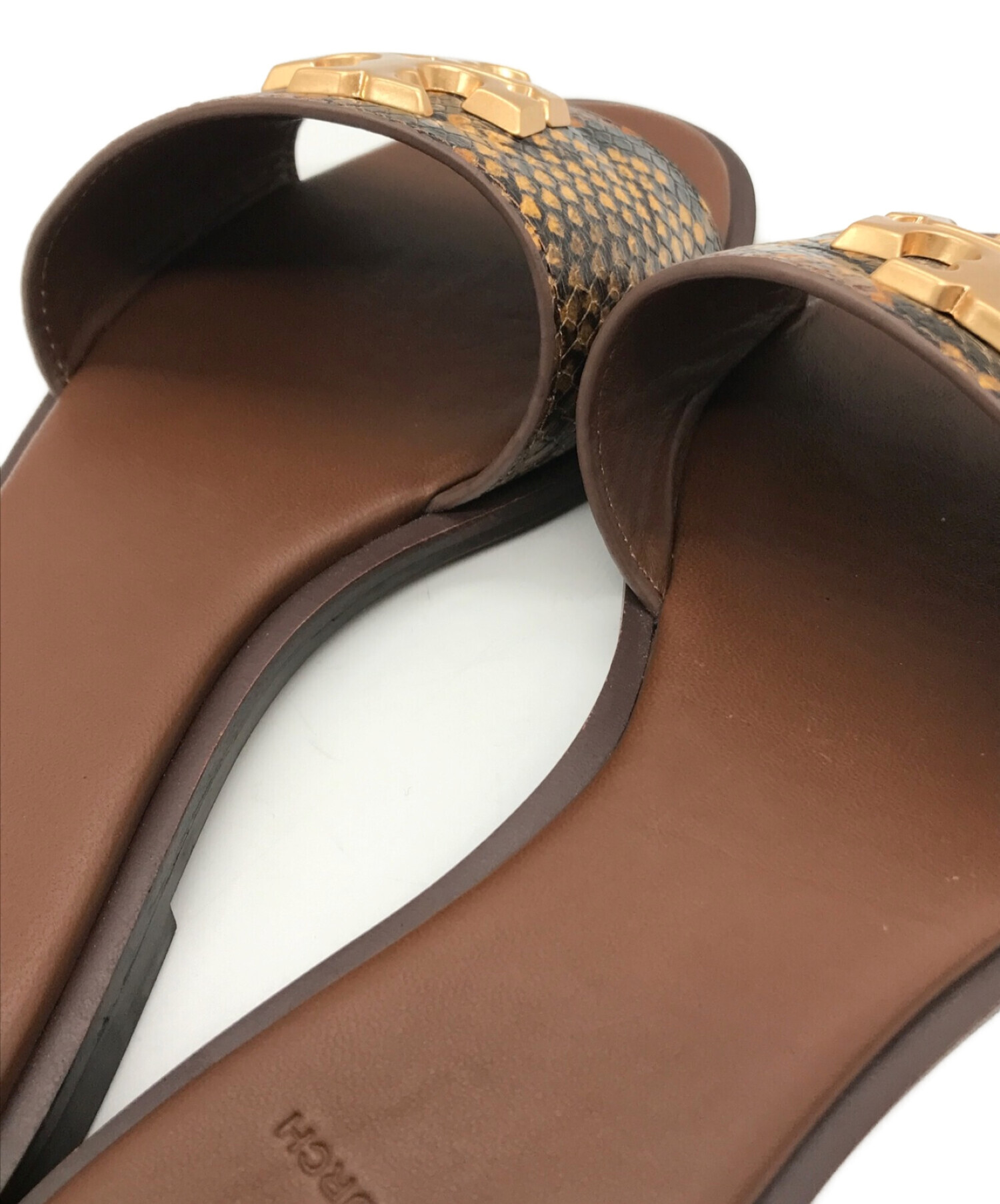 中古・古着通販】TORY BURCH (トリーバーチ) ミュール ロゴ サンダル 