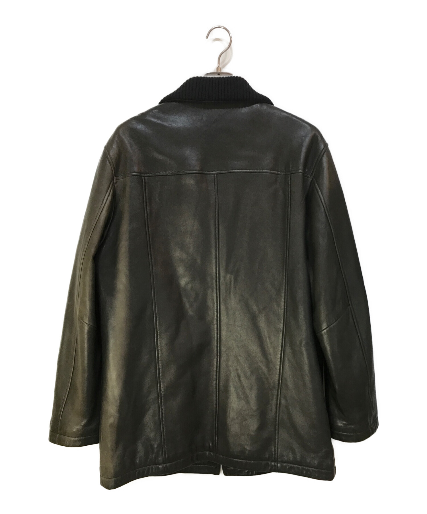 中古・古着通販】BOSS HUGO BOSS (ボス ヒューゴボス) レザーコート