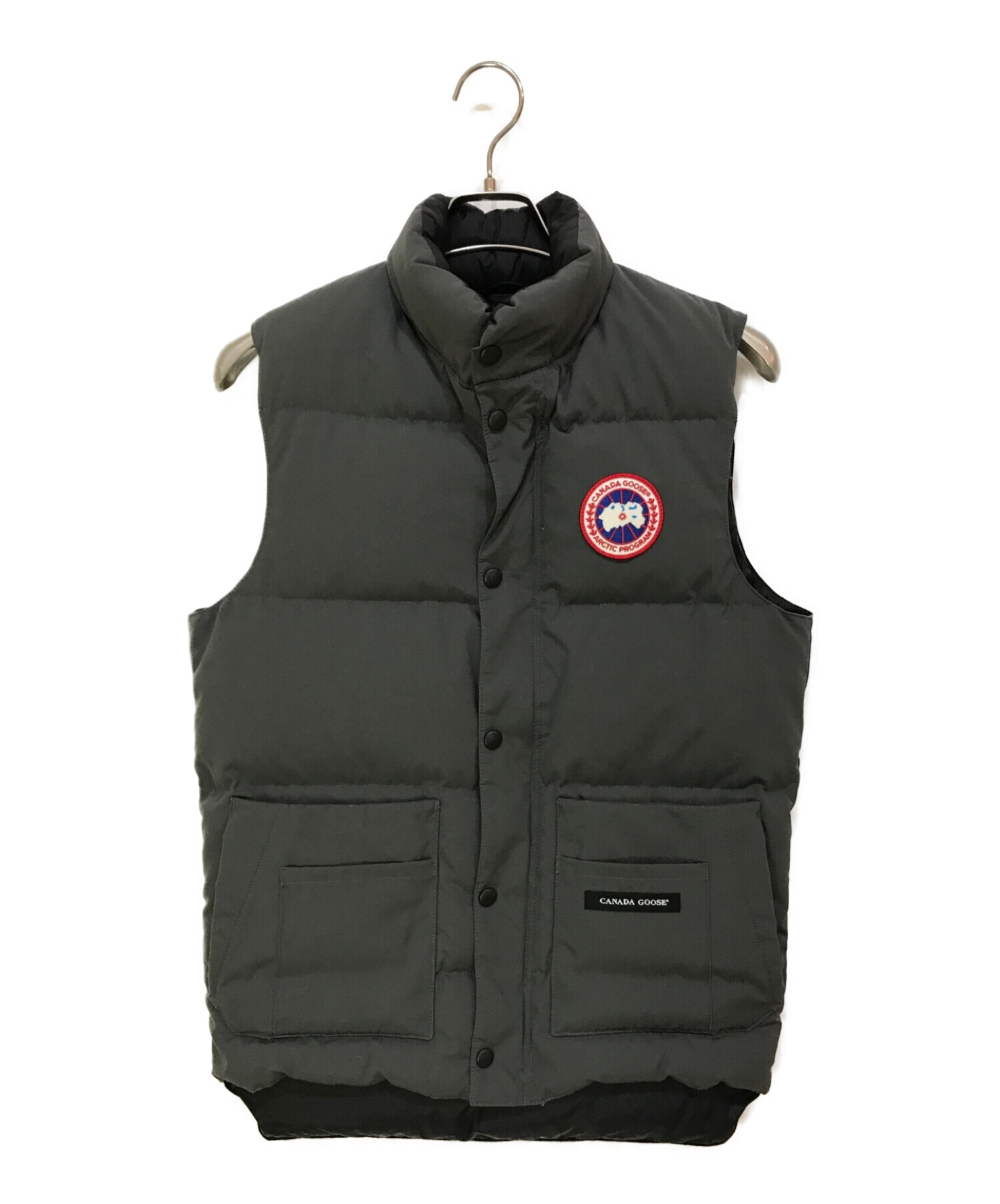 Canada Goose ダークグレー ダウンベスト XS TP Canada Goose グレー