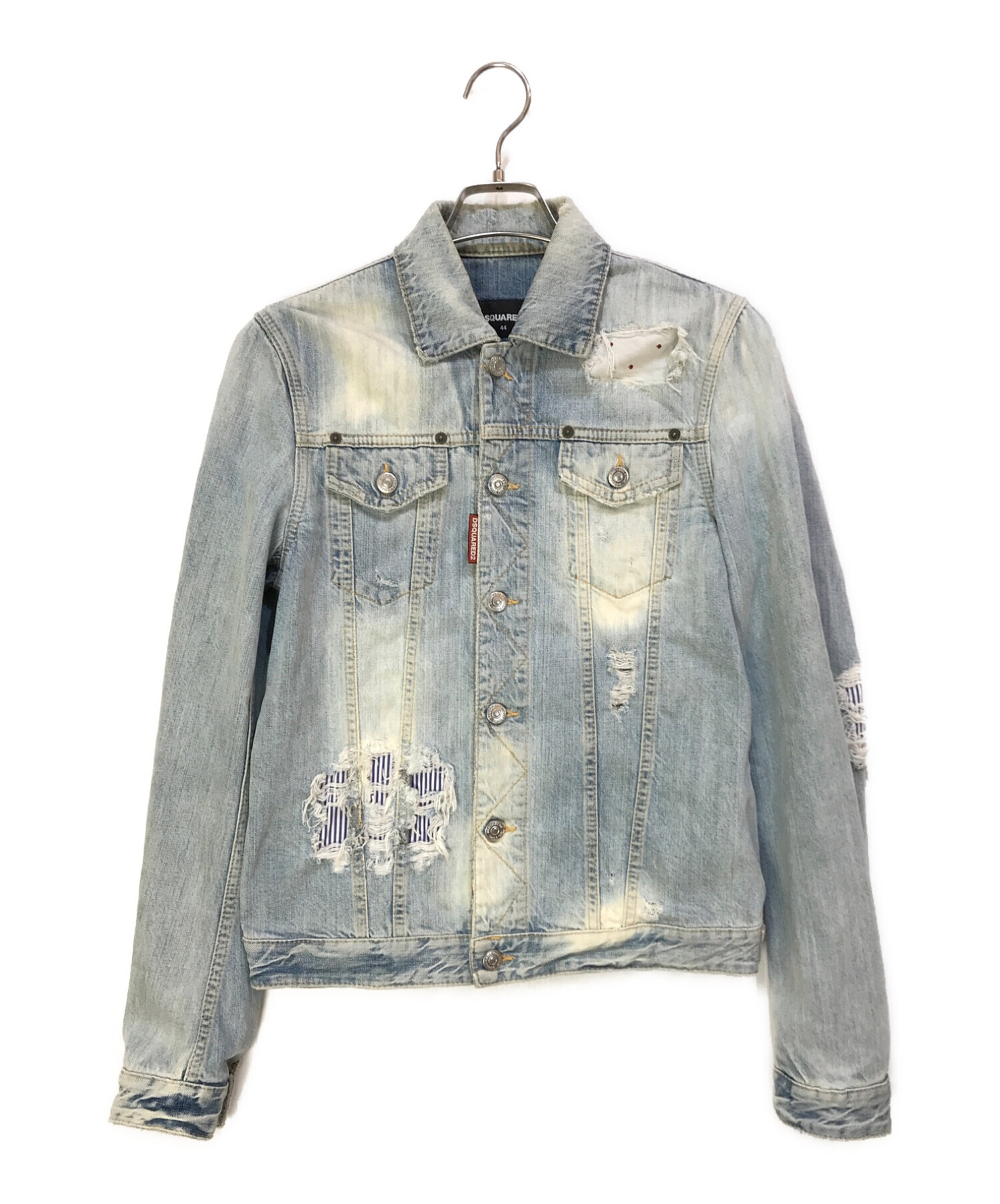中古・古着通販】DSQUARED2 (ディースクエアード) クラッシュデニム 