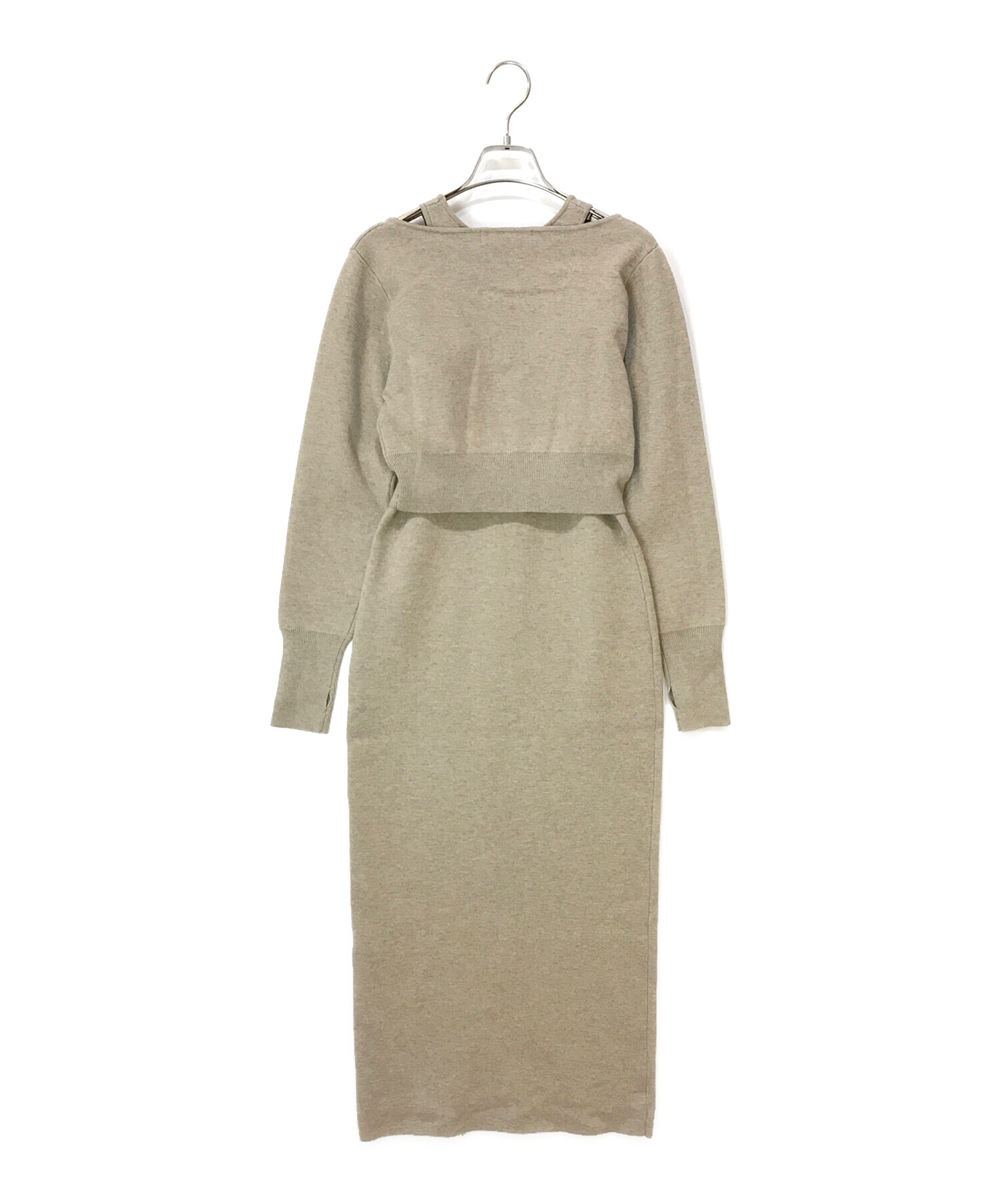 中古・古着通販】Louren (ローレン) ensemble knit onepiece  