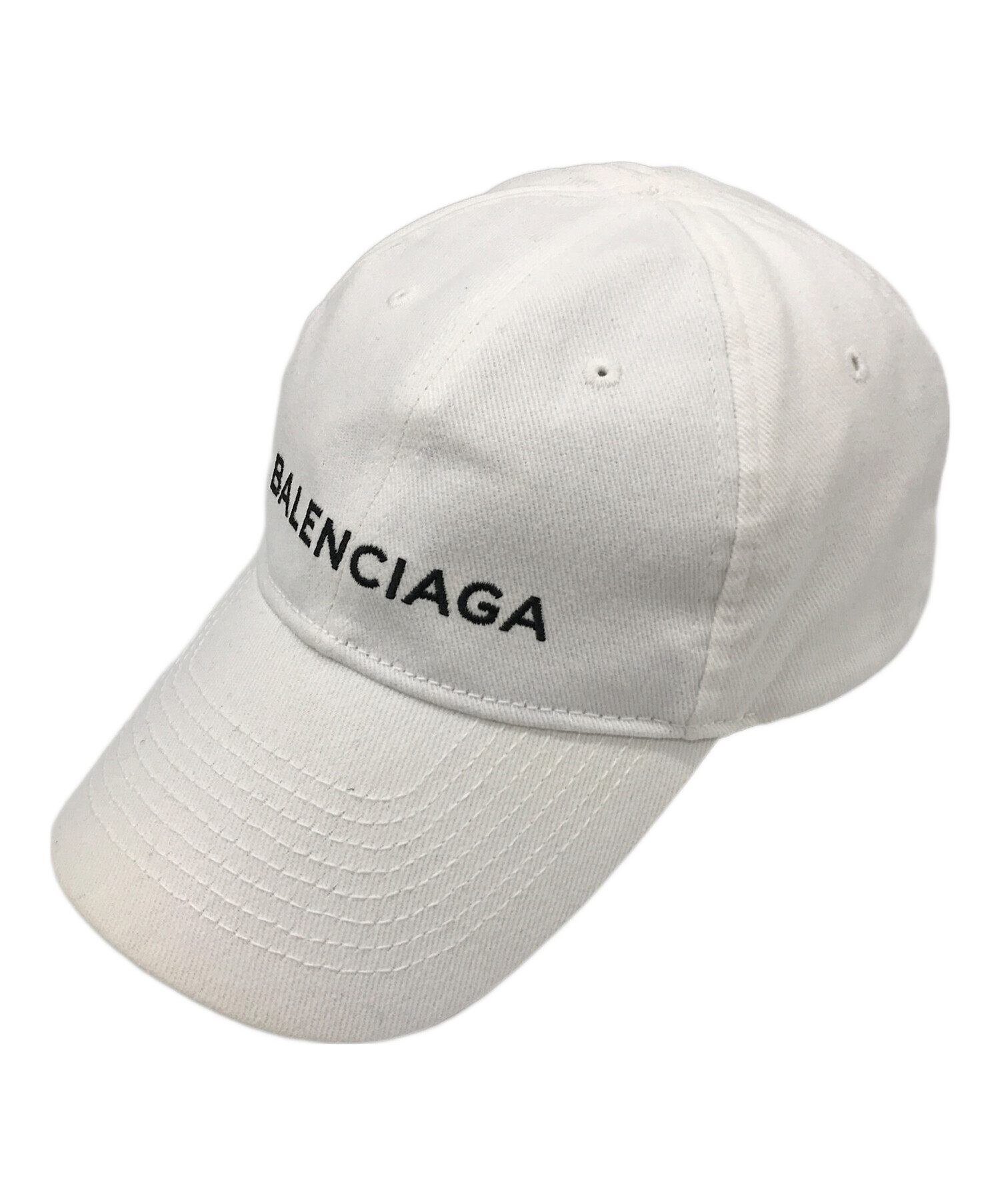 中古・古着通販】BALENCIAGA (バレンシアガ) ロゴ刺繍 ベースボール 
