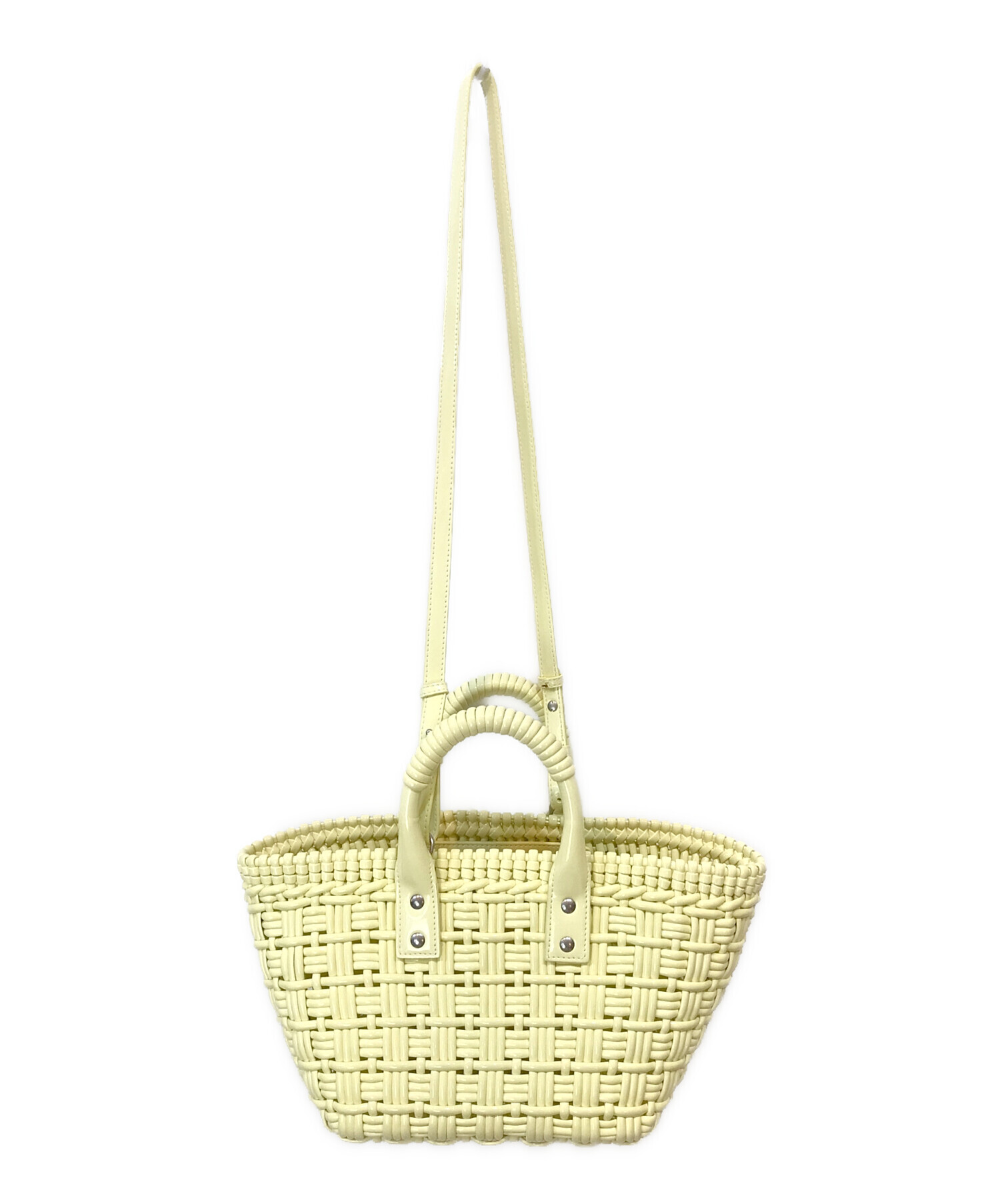 バレンシアガ ビストロカゴバッグ 中古・古着通販】BALENCIAGA 