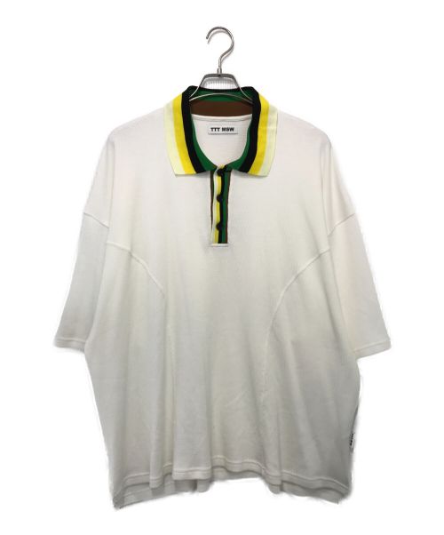 【中古・古着通販】TTT MSW (ティー) Polo Shirt ホワイト サイズ:L 