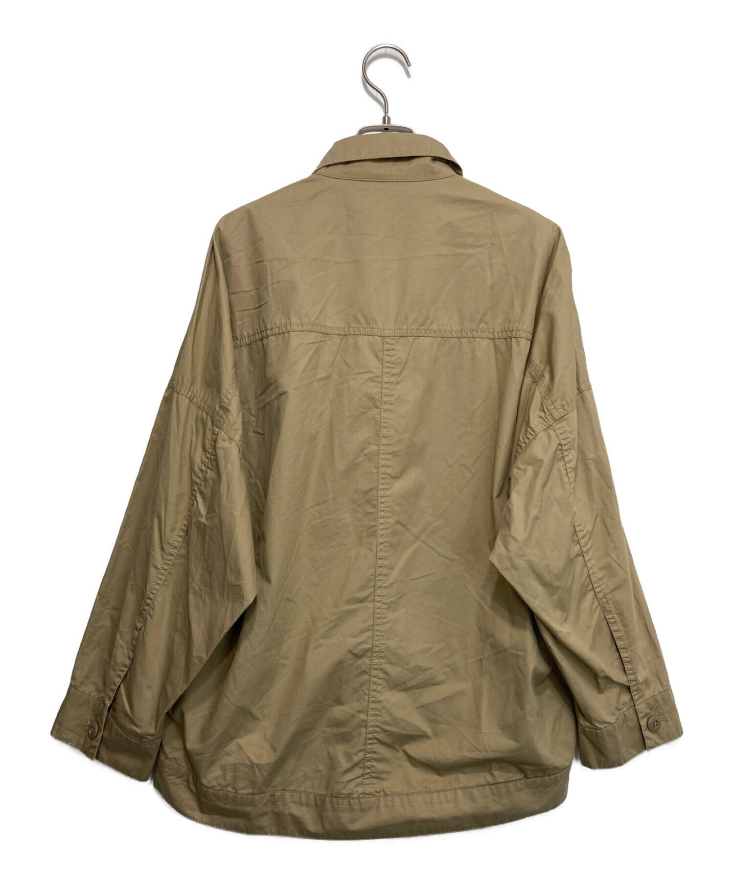 新品  ノーブル   オーバーサイズ ミリタリーシャツジャケット
