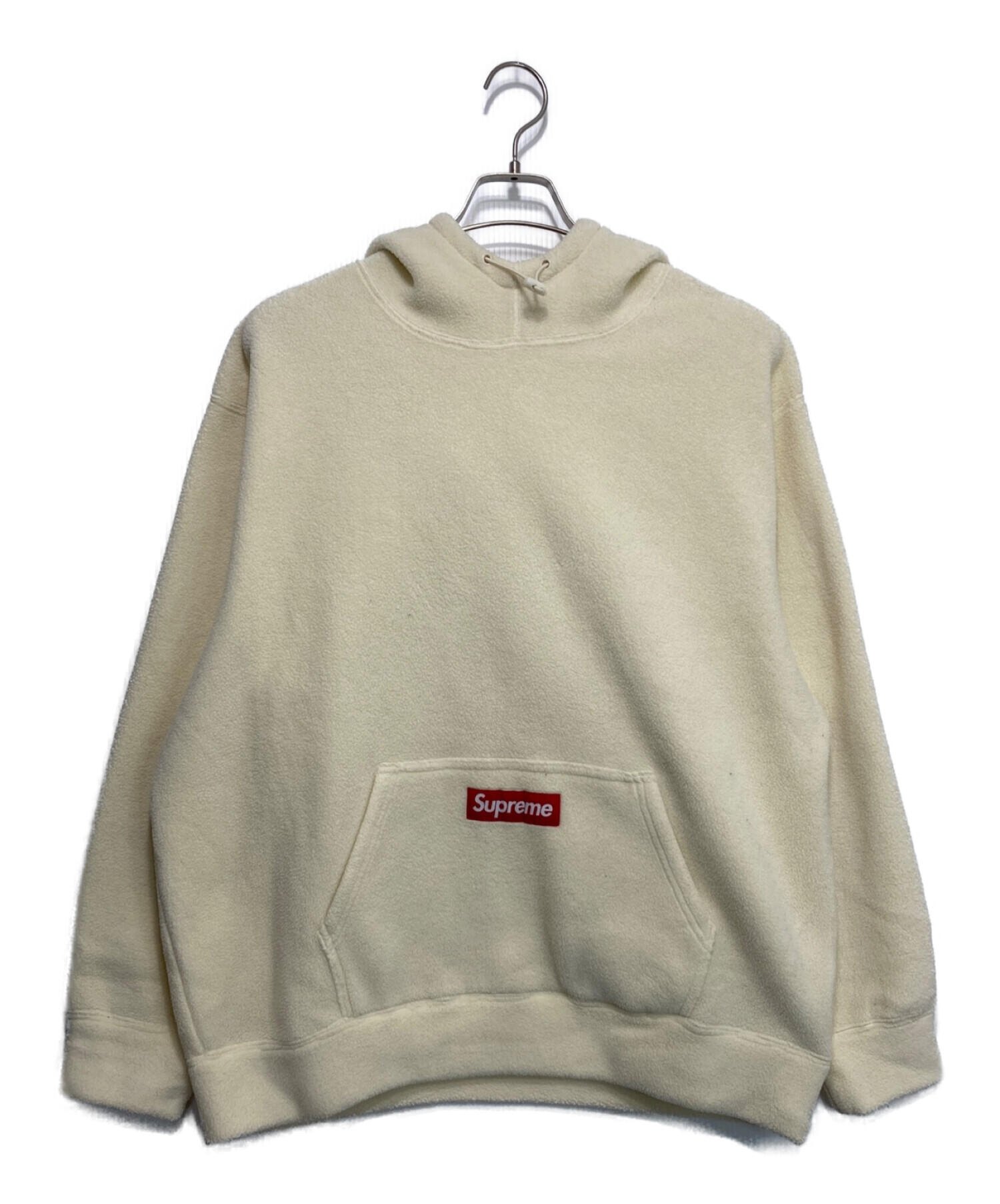 Supreme (シュプリーム) Polartec Hooded Sweatshirt アイボリー サイズ:L