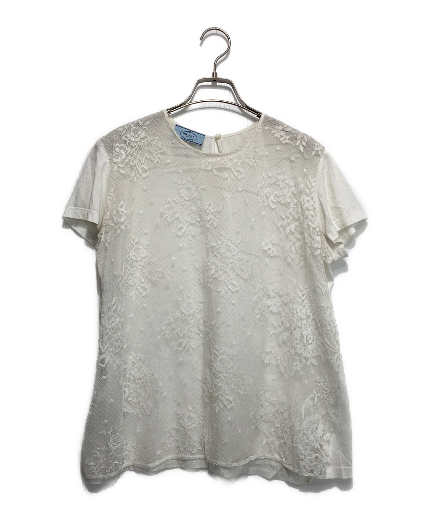 PRADA プラダ　レーストップス PRADA プラダレーストップスXL ブラック