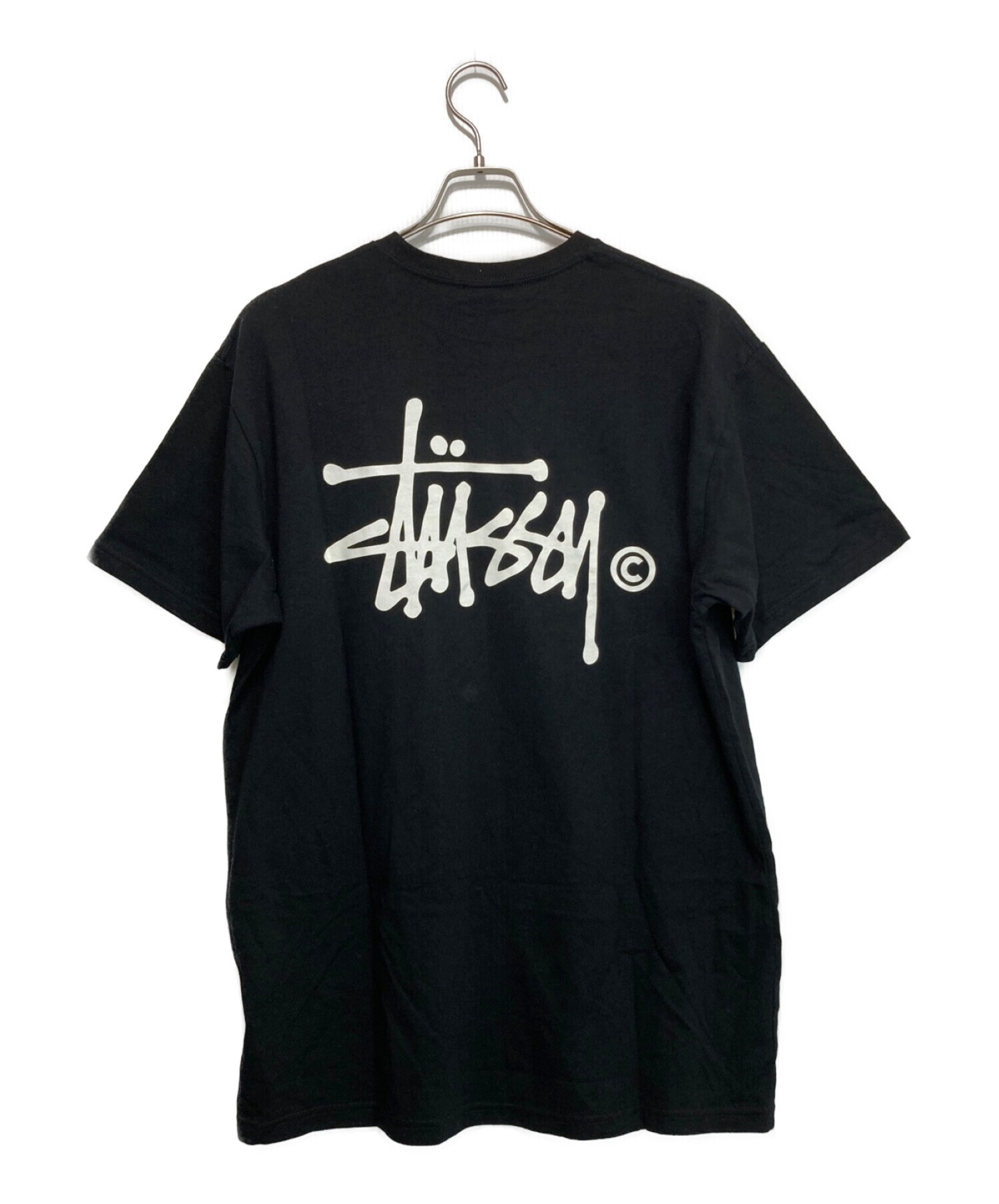 中古・古着通販】stussy (ステューシー) ロゴTシャツ ブラック サイズ 