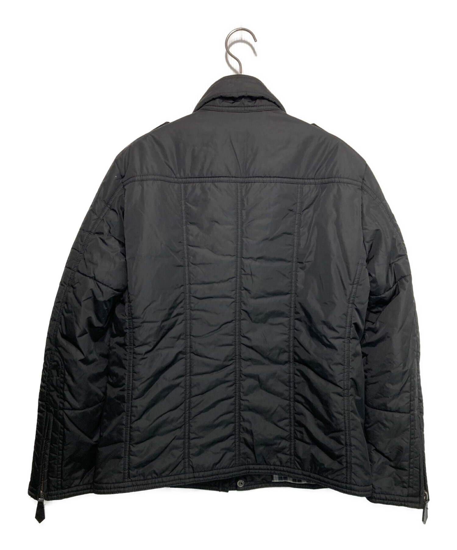 BURBERRY BLACK LABEL (バーバリーブラックレーベル) 中綿ジャケット ブラック サイズ:M