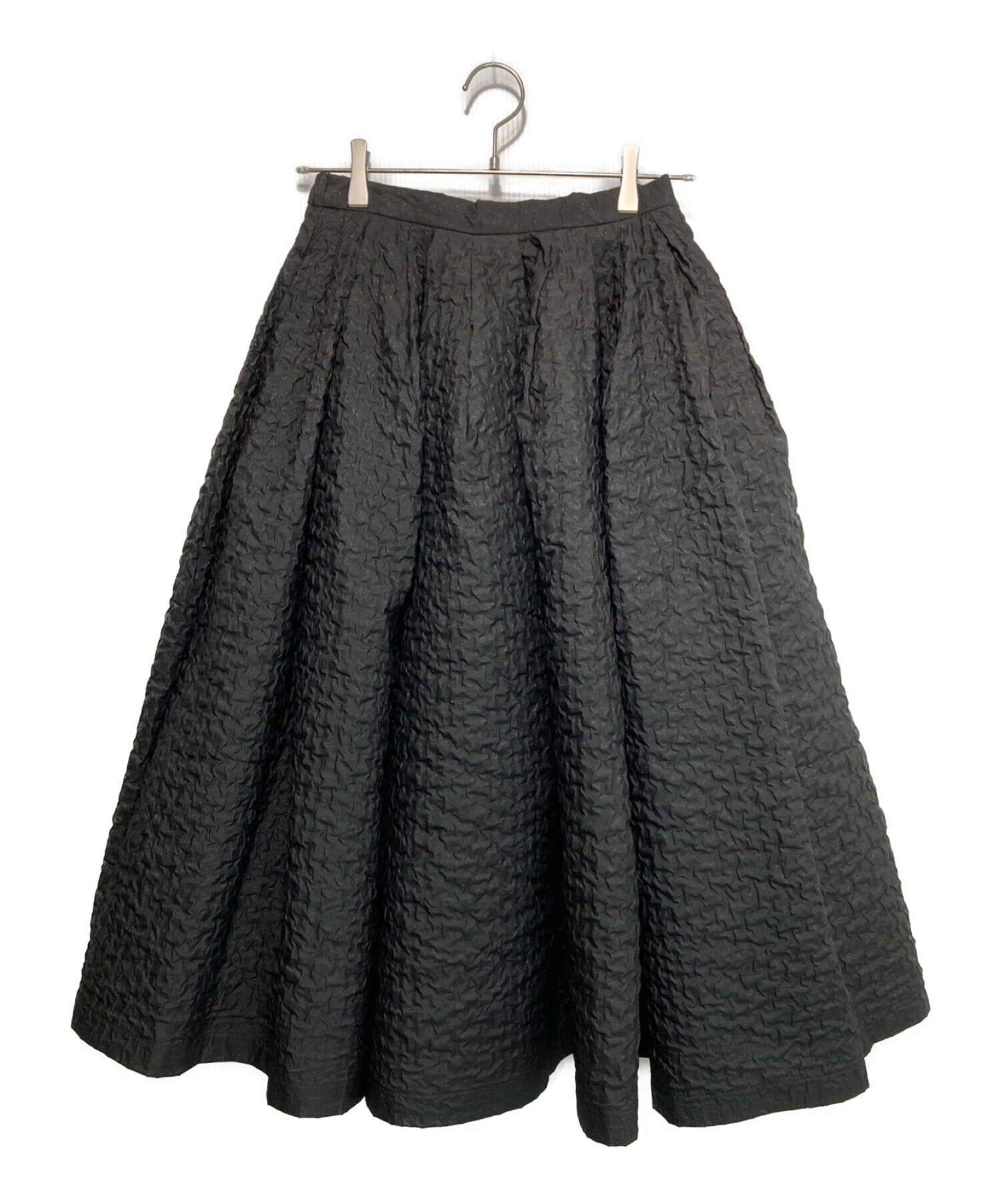 HYEON (ヘヨン) swan skirt ブラック サイズ:M