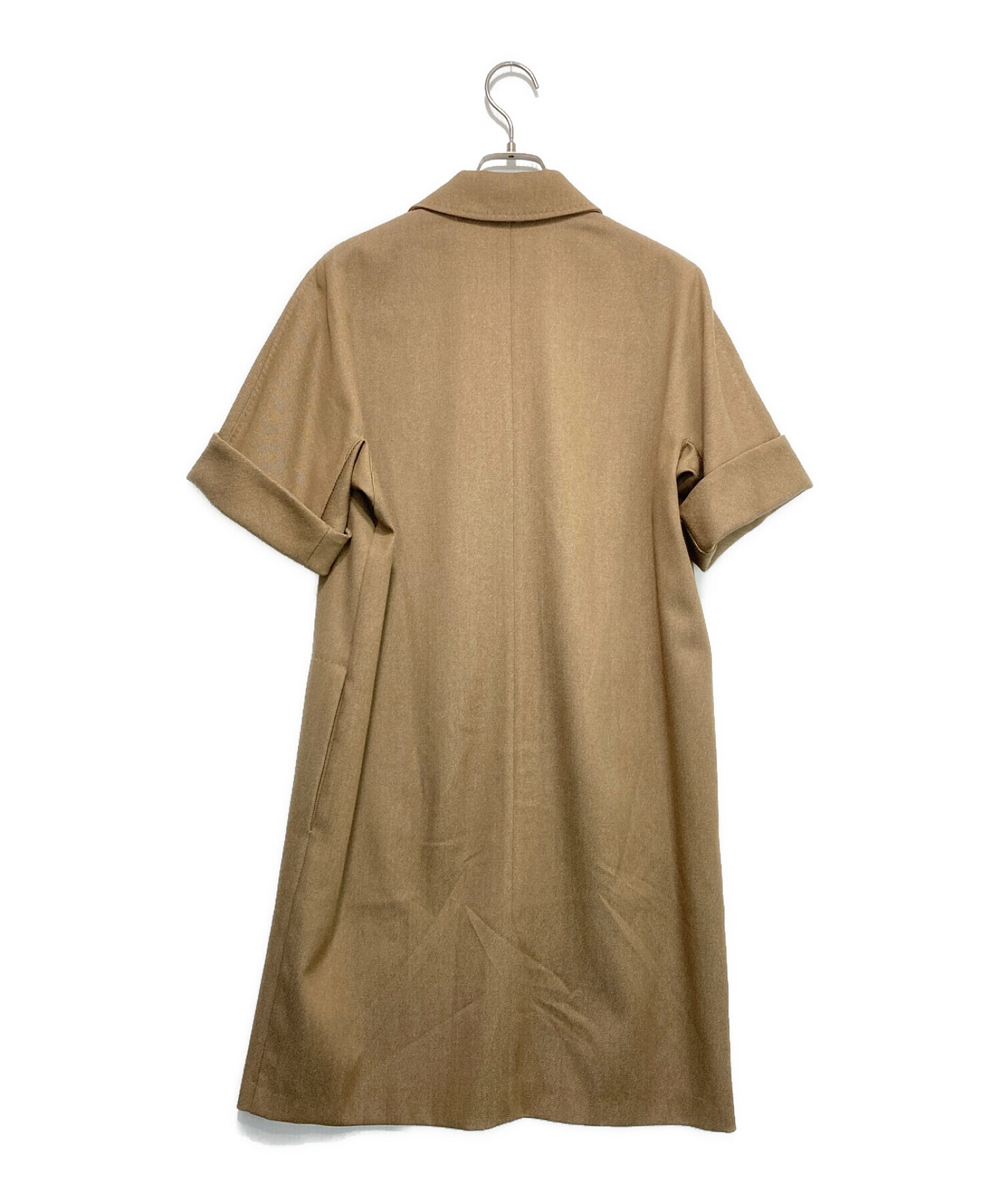 中古・古着通販】MaxMara (マックスマーラ) ウールオープンカラー 