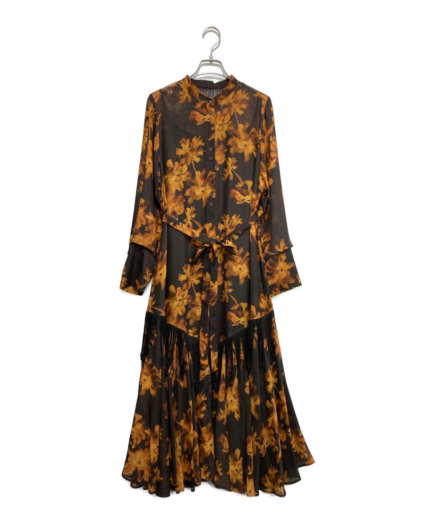 中古・古着通販】Lily Brown (リリーブラウン) 大花柄フリンジ 