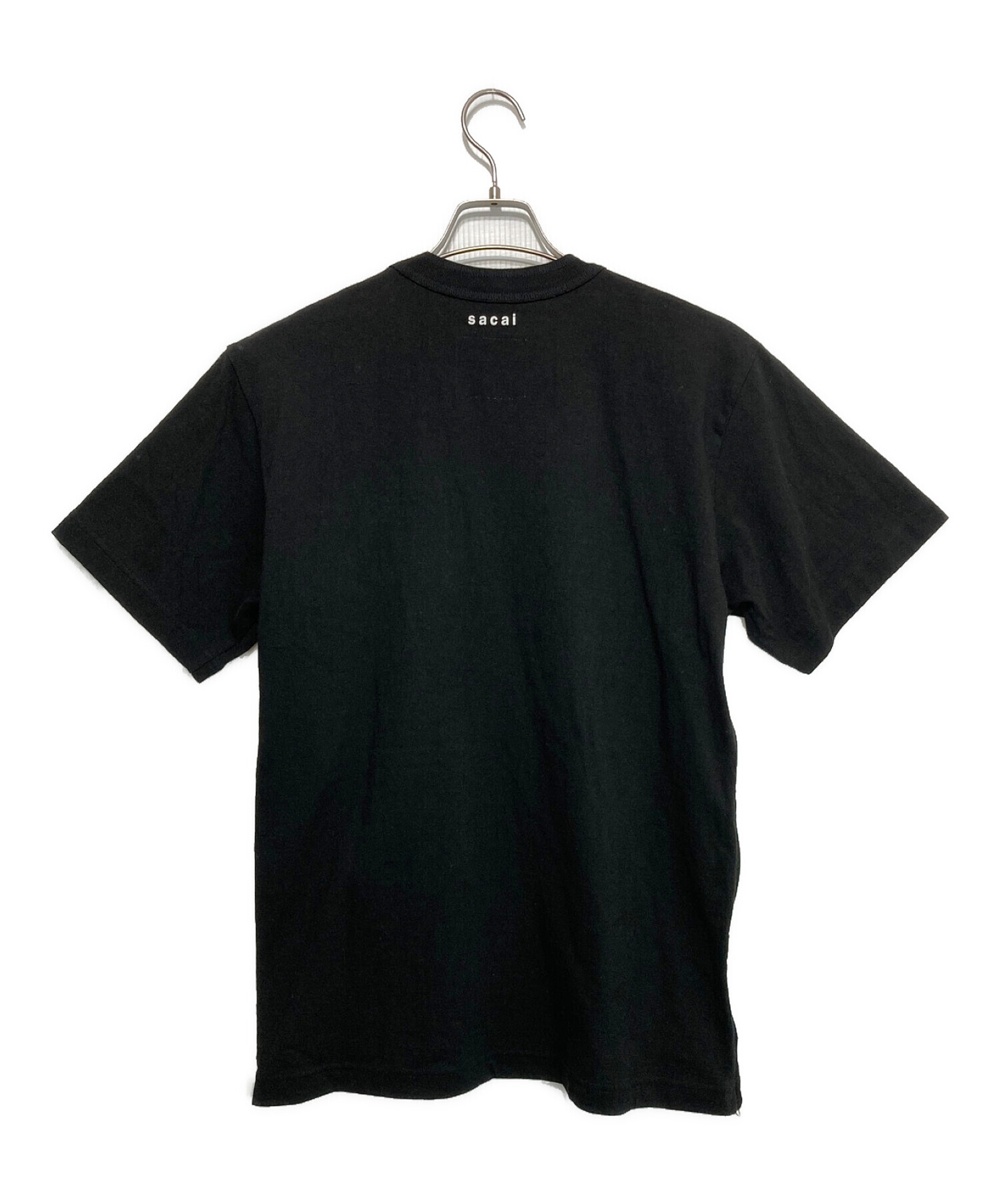 中古・古着通販】sacai (サカイ) Side Zip Cotton T-Shirt ブラック 