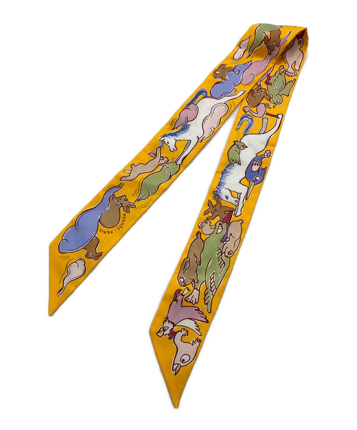 未使用 HERMES エルメスツイリースカーフ MILLE ETUNLAPINS by  