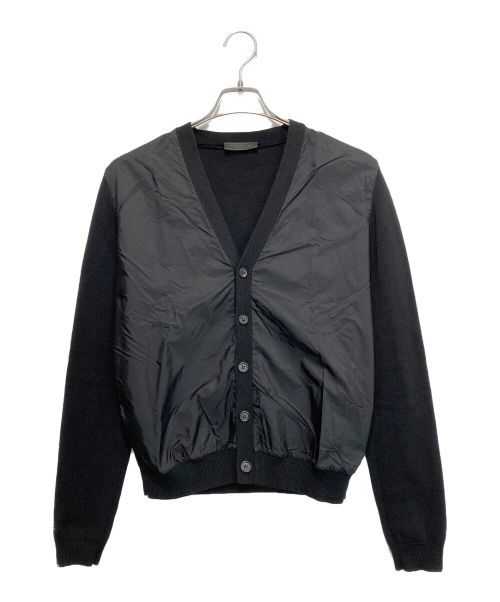 中古・古着通販】PRADA (プラダ) ナイロン切替カーディガン ブラック 