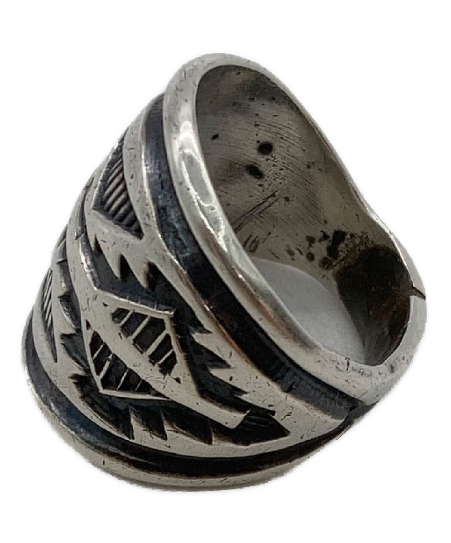 トロイ ラナー TROY LANER スタンプワーク シルバー リング Navajo