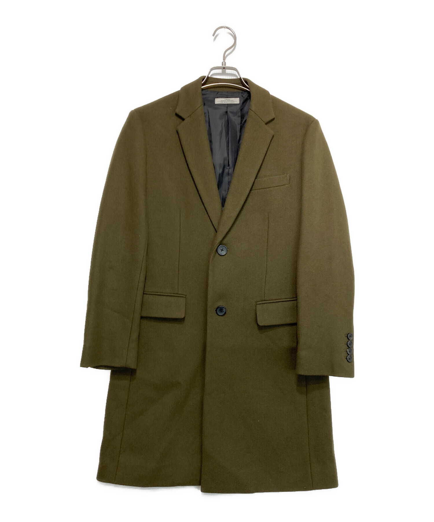 journal standard relume メンズ 折り返さ チェスターコート