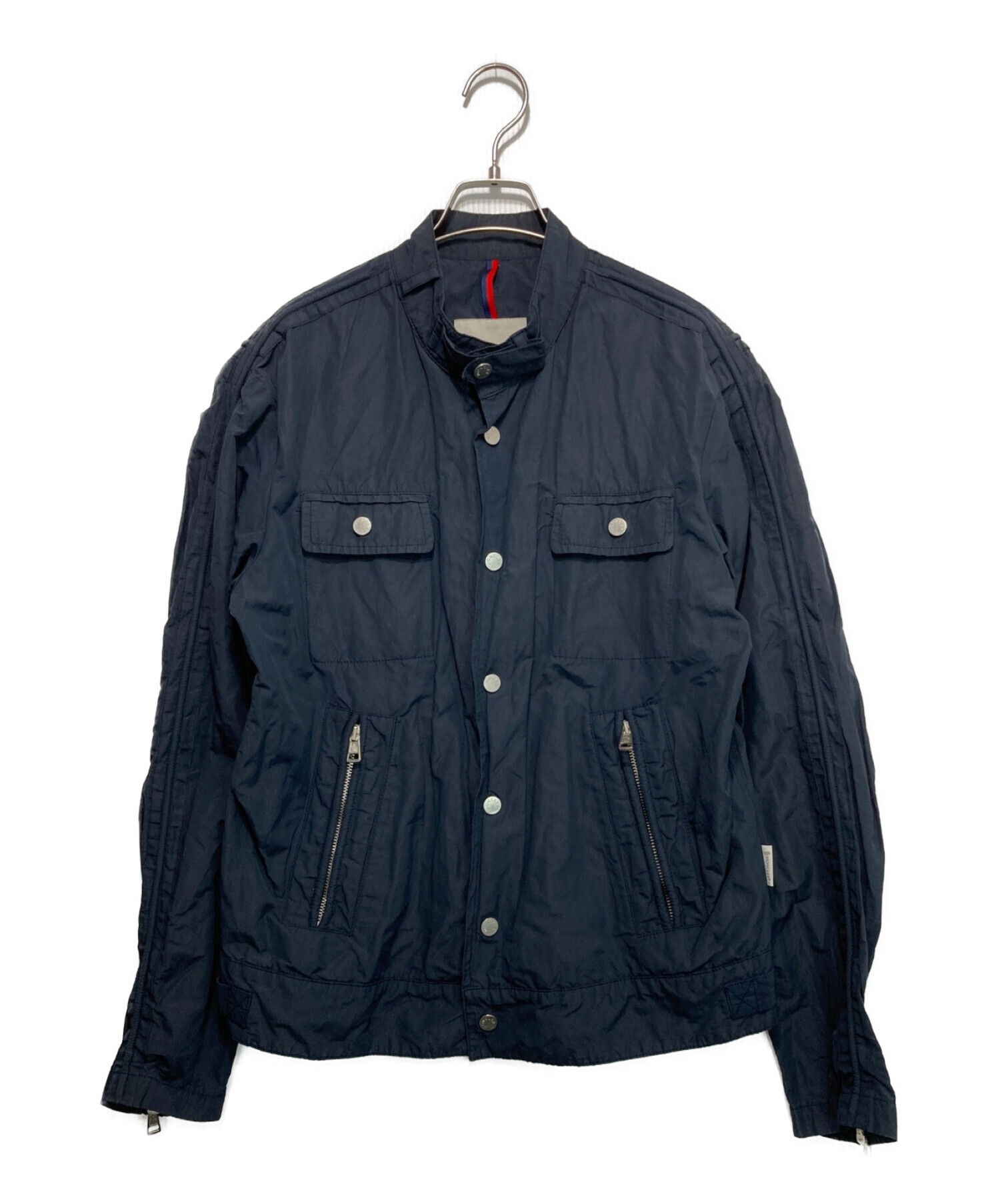 中古・古着通販】MONCLER (モンクレール) ナイロンジャケット ネイビー 