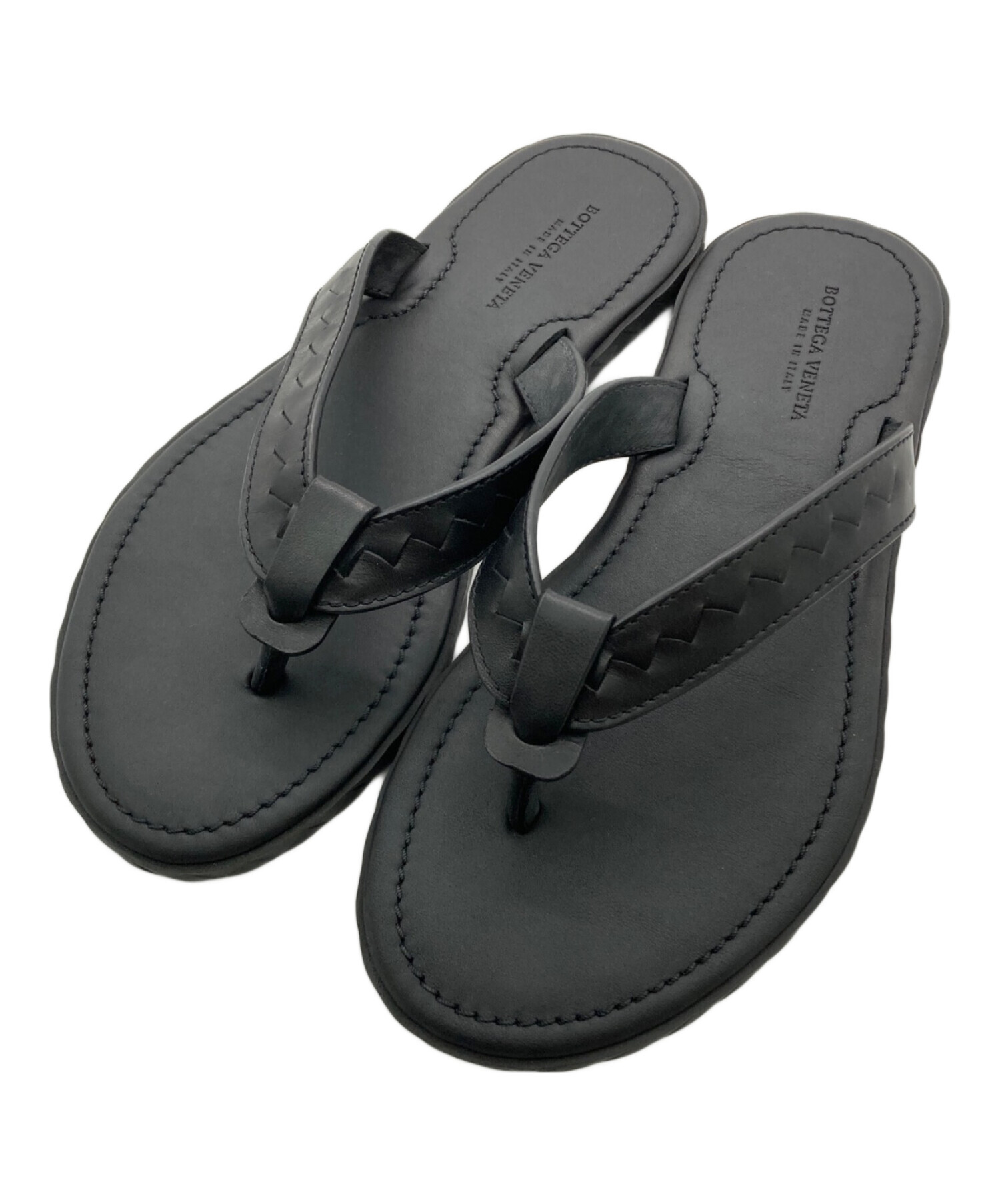 中古・古着通販】BOTTEGA VENETA (ボッテガベネタ) レザーイントレ 