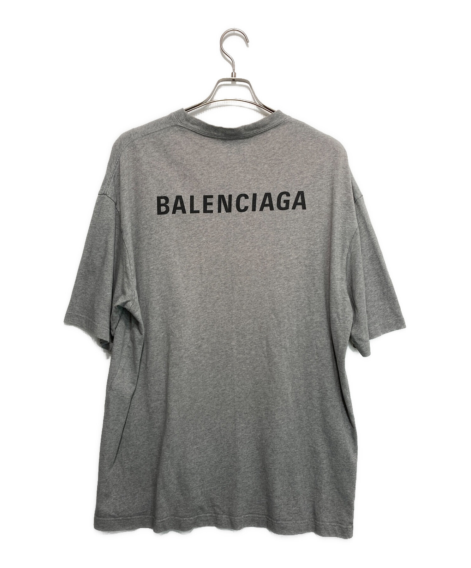 XL サイズ ／ BALENCIAGA(バレンシアガ) 刺繍ロゴ フード付きTシャツ 