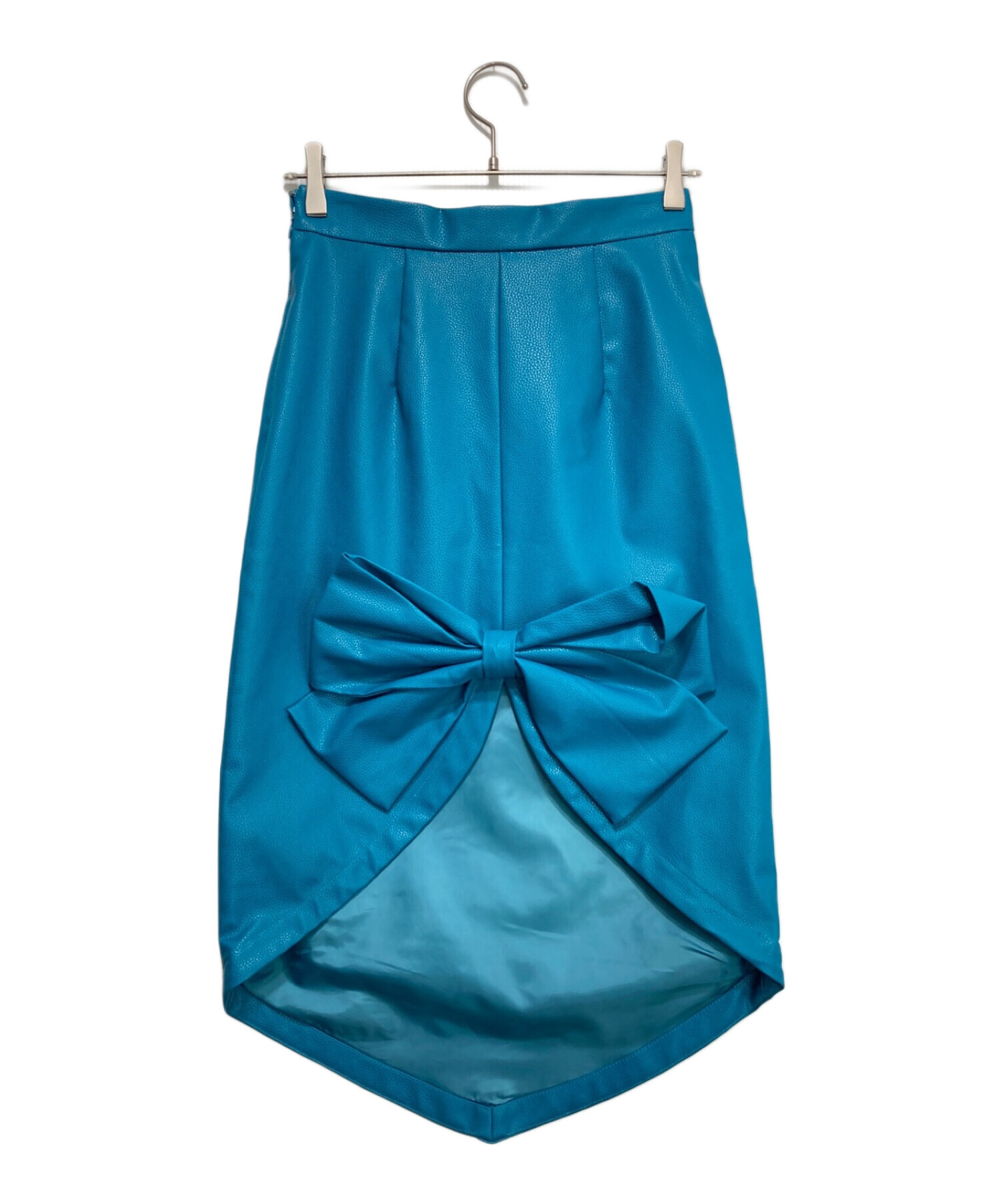 中古・古着通販】PAMEO POSE (パメオポーズ) LIPSTICK SKIRT ブルー  