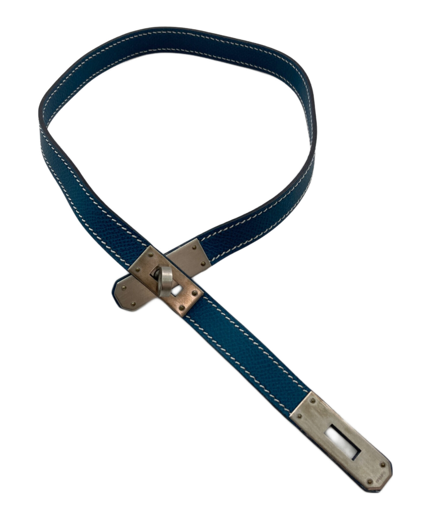 中古・古着通販】HERMES (エルメス) ケリーチョーカー ブルー 