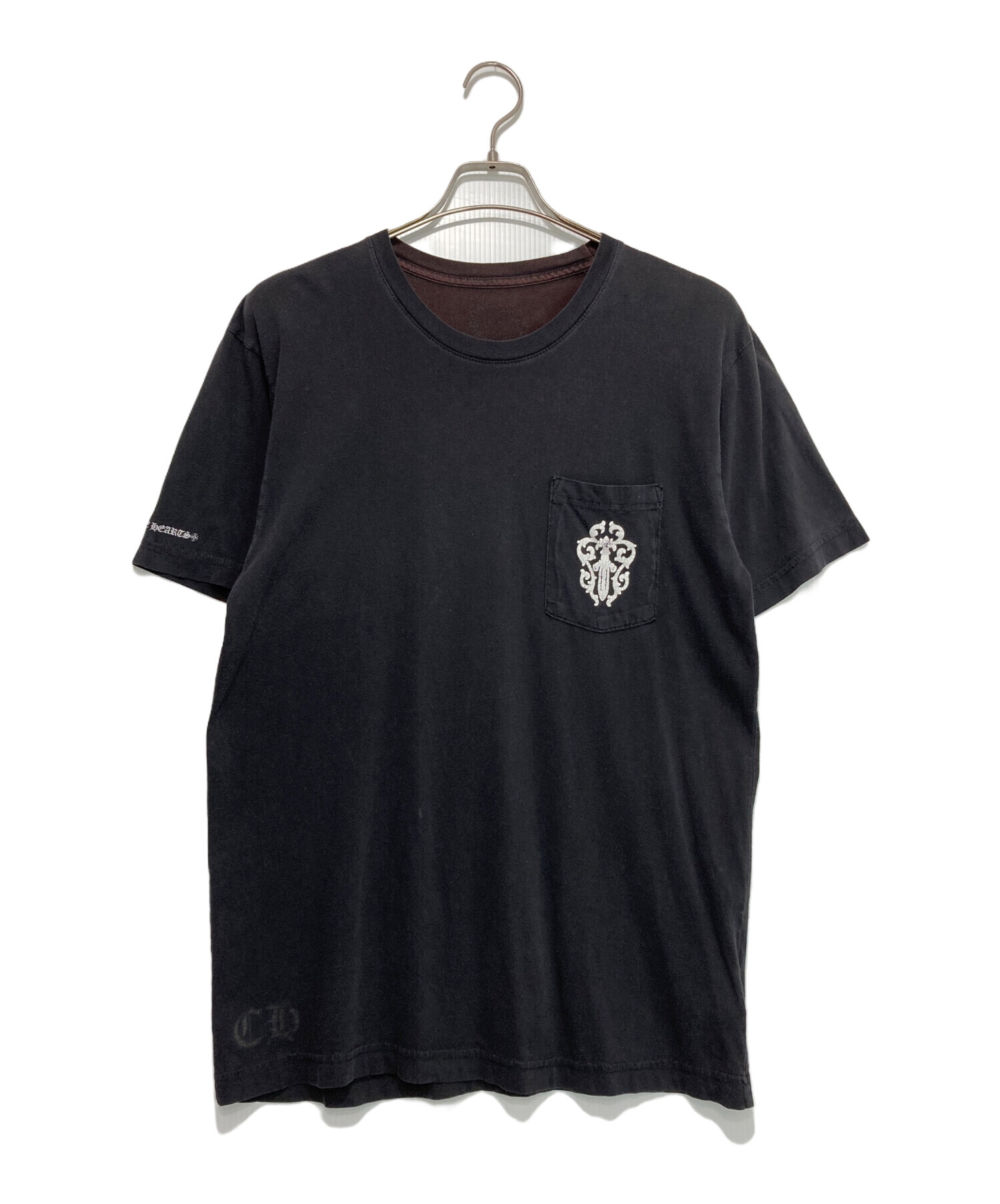 Chrome Hearts クロムハーツ ポケット付 半袖Tシャツ S ブラック Chrome Hearts クロムハーツ ポケット付 半袖Tシャツ S ブラック