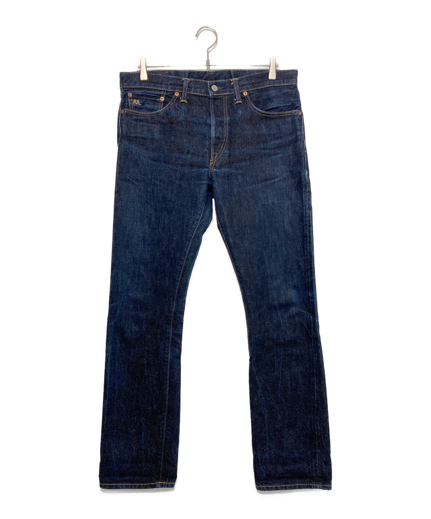 中古・古着通販】RRL (ダブルアールエル) デニムパンツ ネイビー 