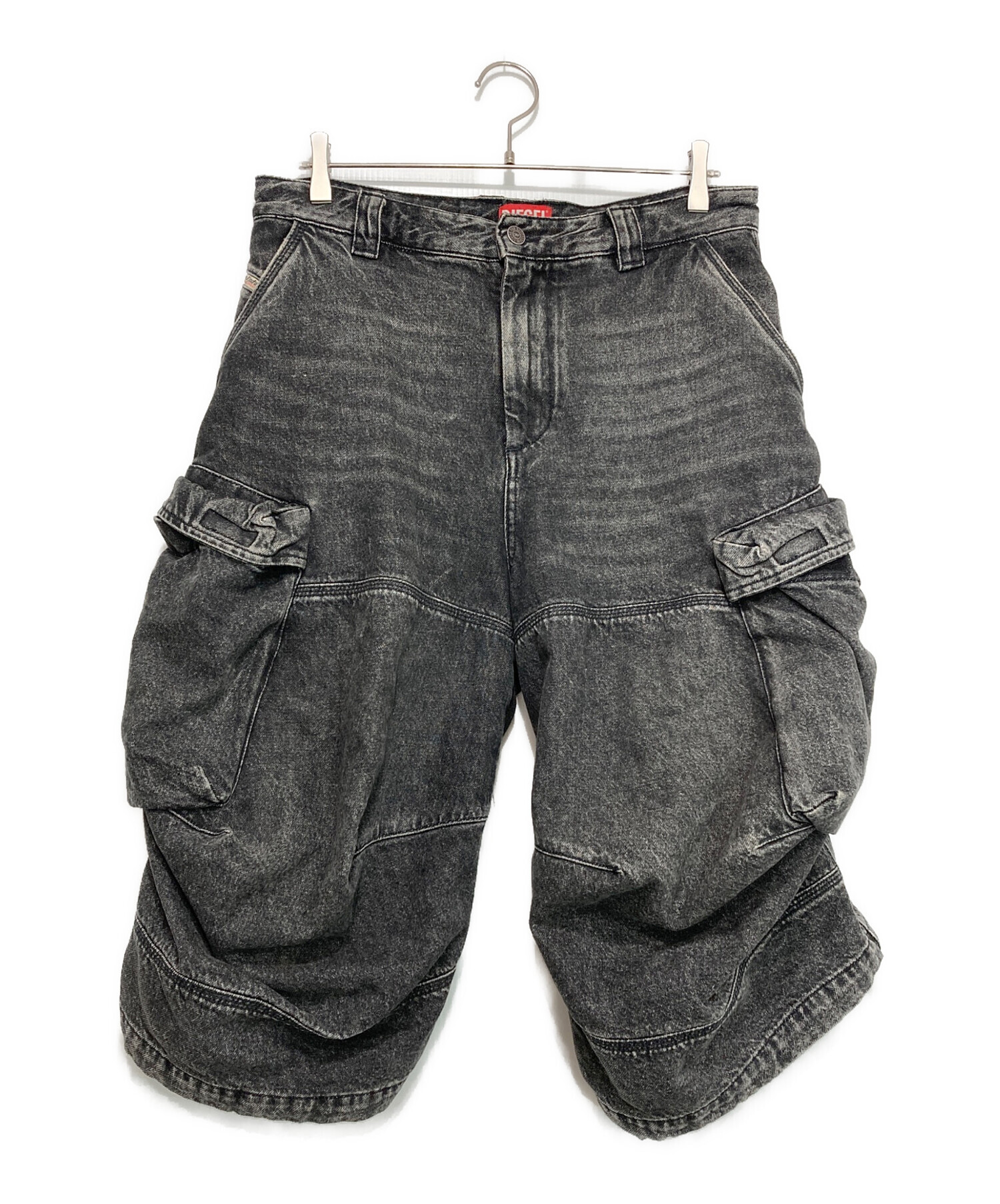 中古・古着通販】DIESEL (ディーゼル) D-ARNE-SHORT-S ブラック サイズ 