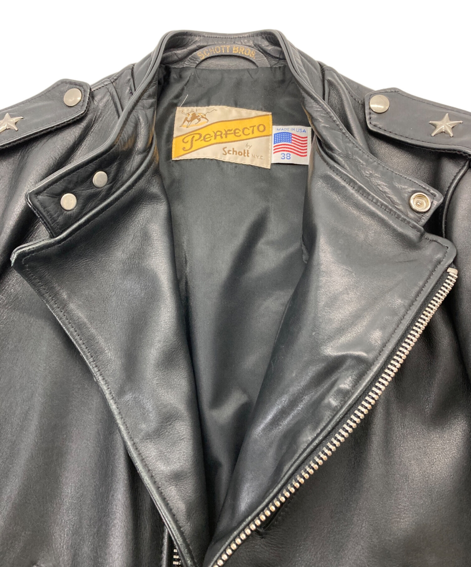 中古・古着通販】Schott (ショット) ワンスター セミダブル ライダース 