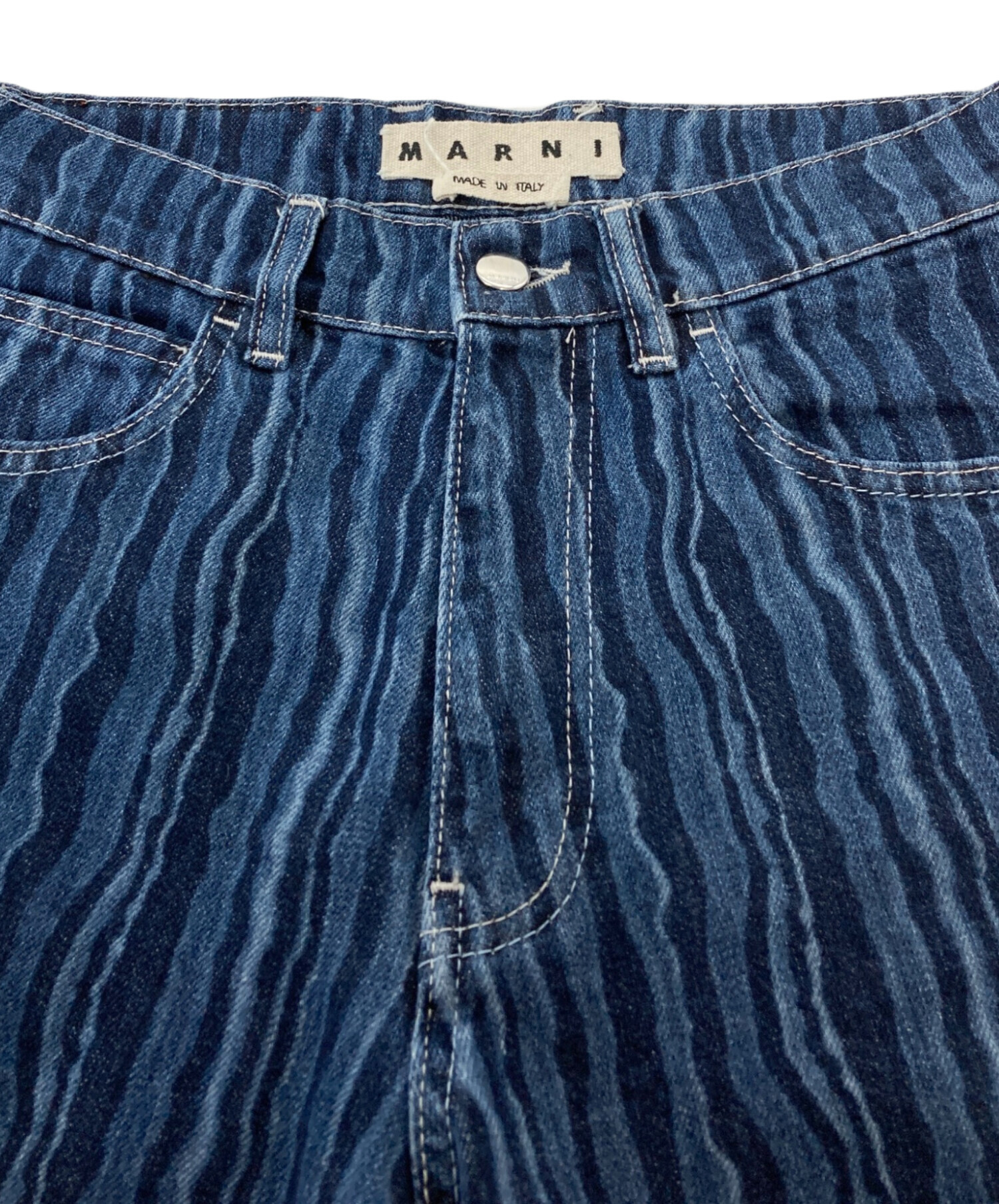 中古・古着通販】MARNI (マルニ) Gradation Denim Pants インディゴ 
