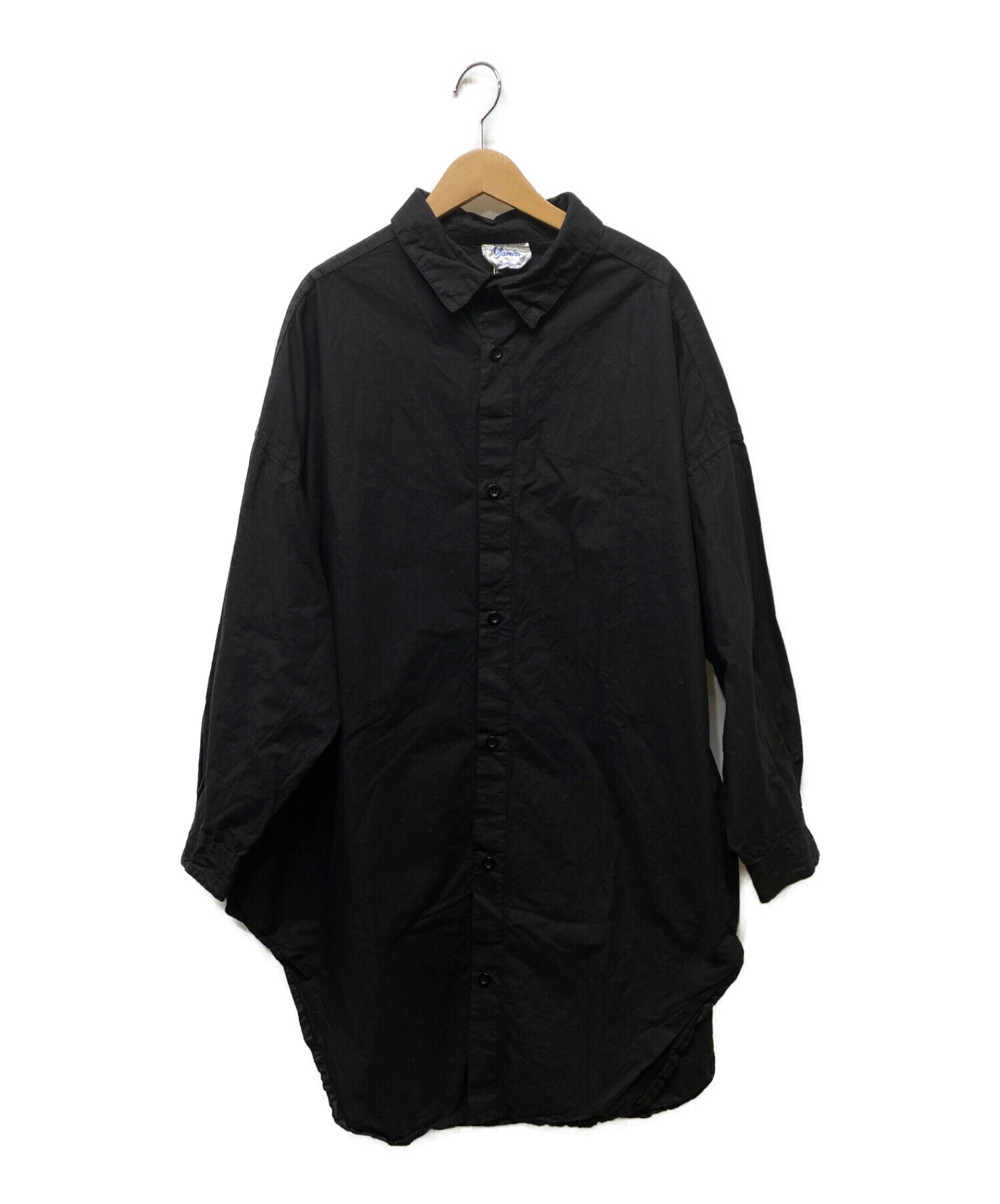 Yarmo (ヤーモ) オーバーサイズシャツ ブラック サイズ:FREE