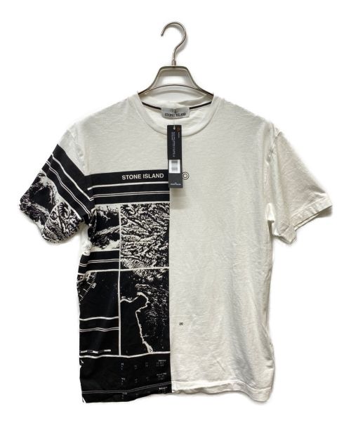 《新品》STONE ISLAND☆Tシャツ バックプリント ホワイト Lサイズ