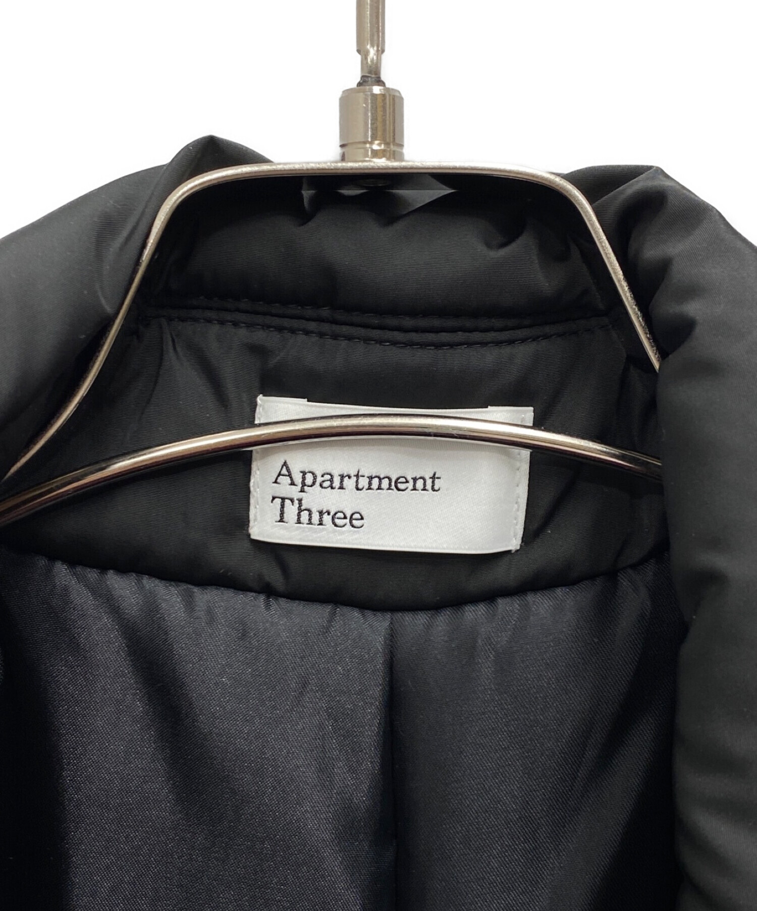 apartment Three (アパートメントスリー) Oversized Long Puffer Coat ブラック サイズ:2
