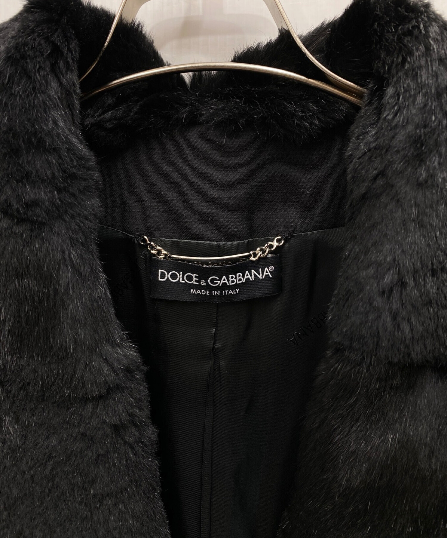 中古・古着通販】DOLCE & GABBANA (ドルチェ＆ガッバーナ) ファー切替 