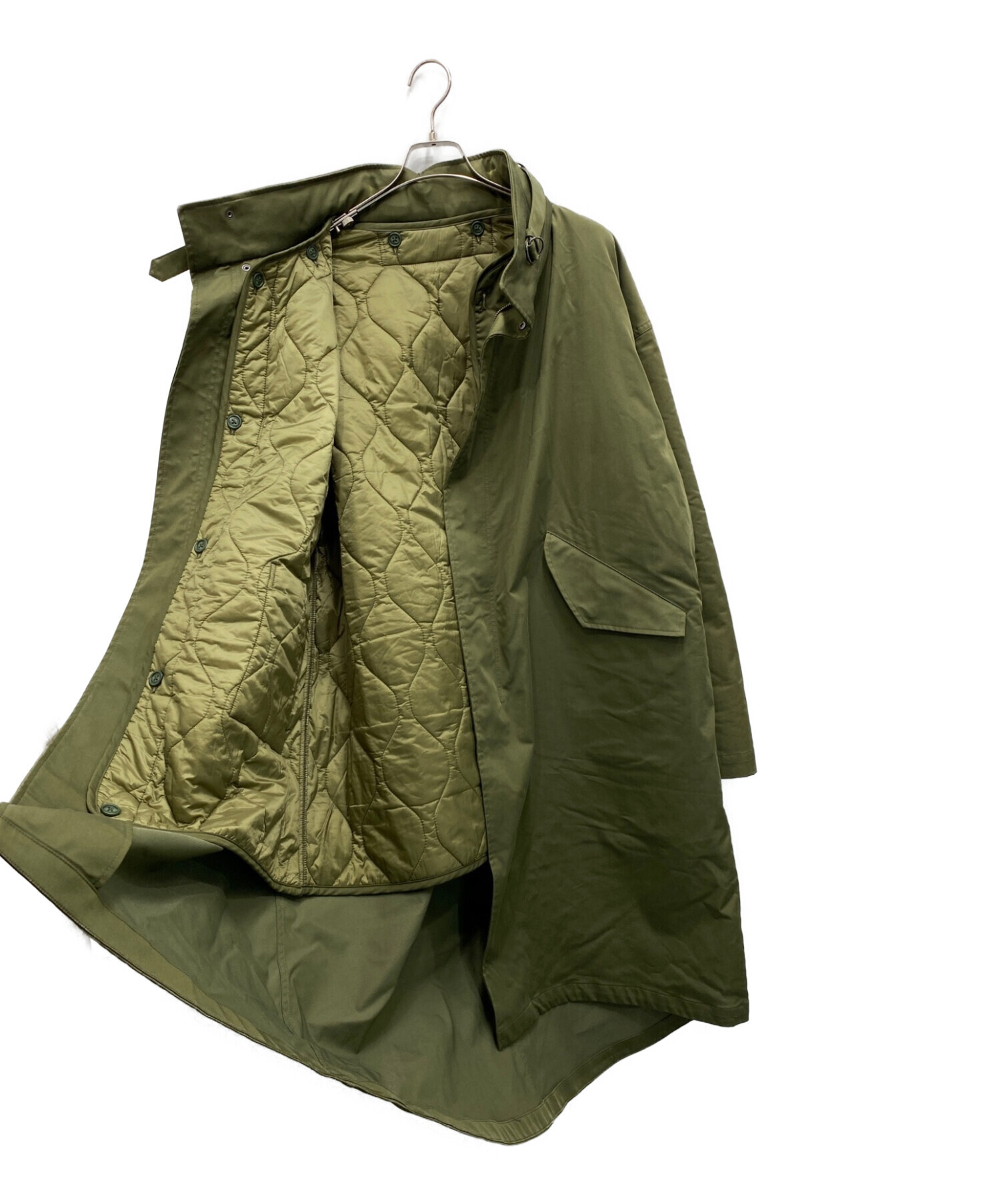 中古・古着通販】soerte (ソエルテ) M-65 Oversize military coat