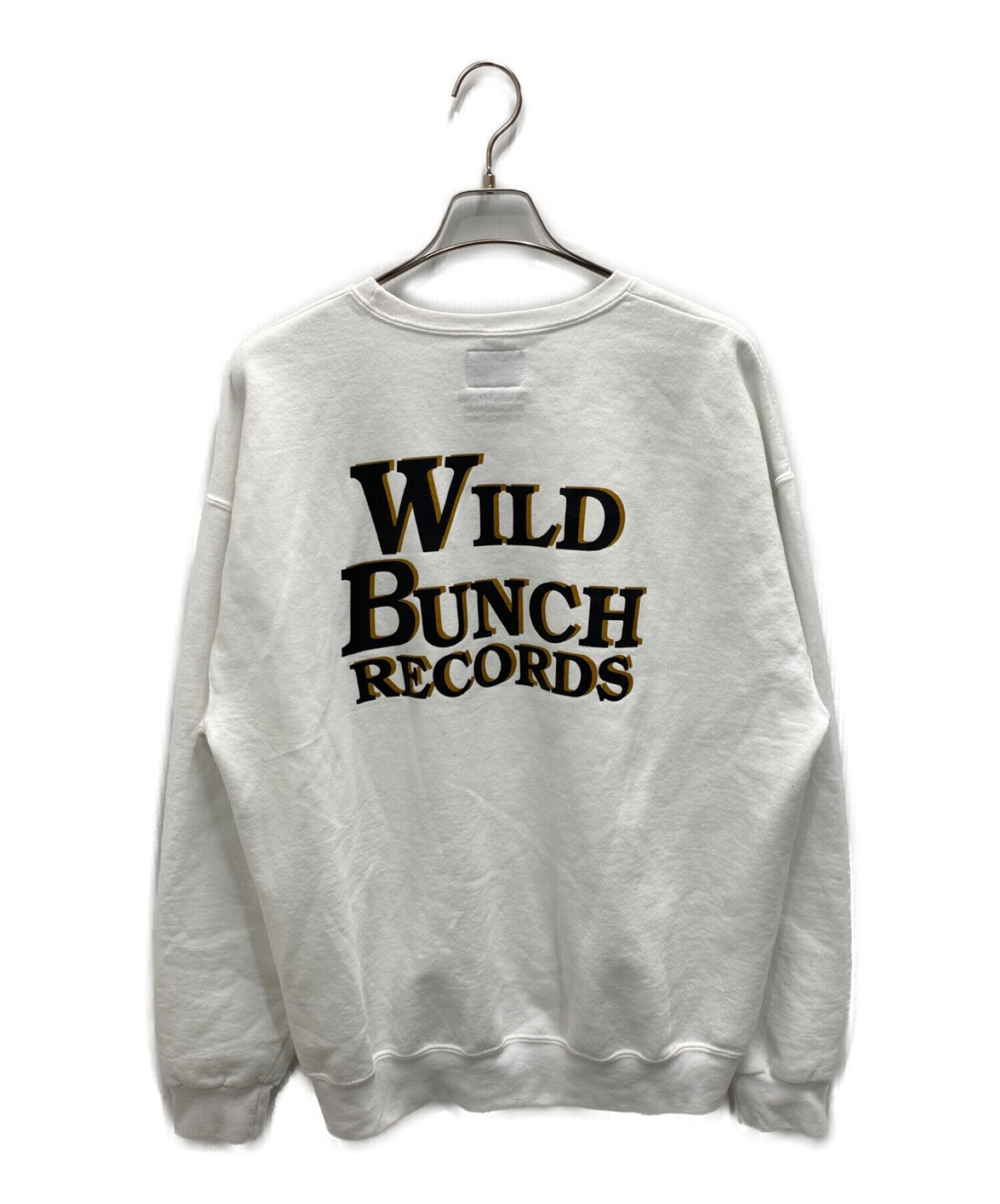 WILD BUNCH × WACKO MARIA (ワイルド・バンチ×ワコマリア) クルーネックスウェット ホワイト サイズ:XL