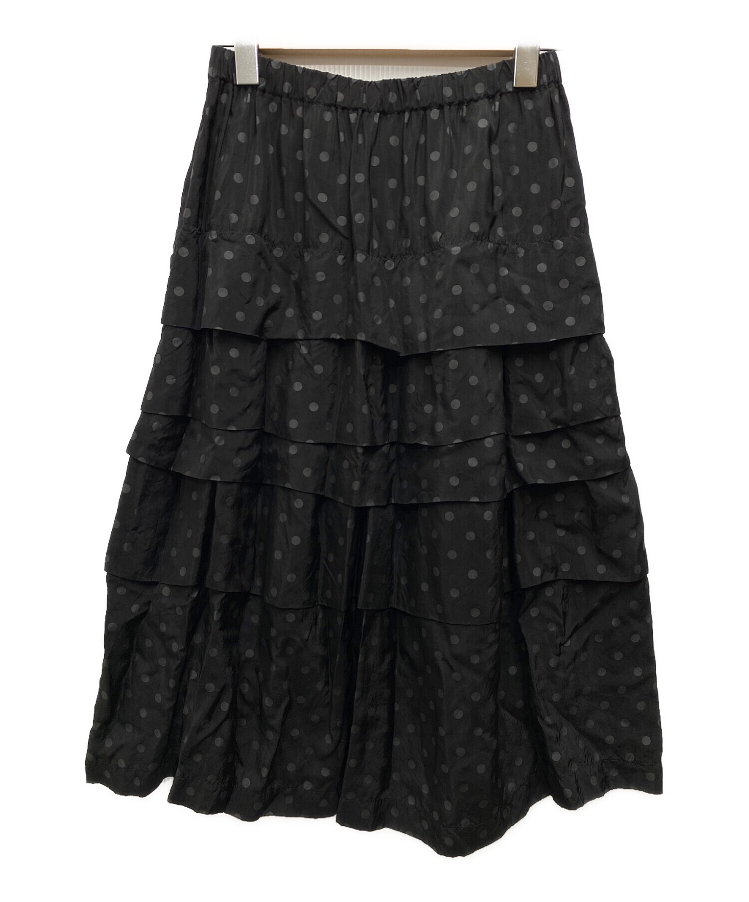 COMME des GARCONS☆tricot☆ティアード☆花柄フリル☆M☆