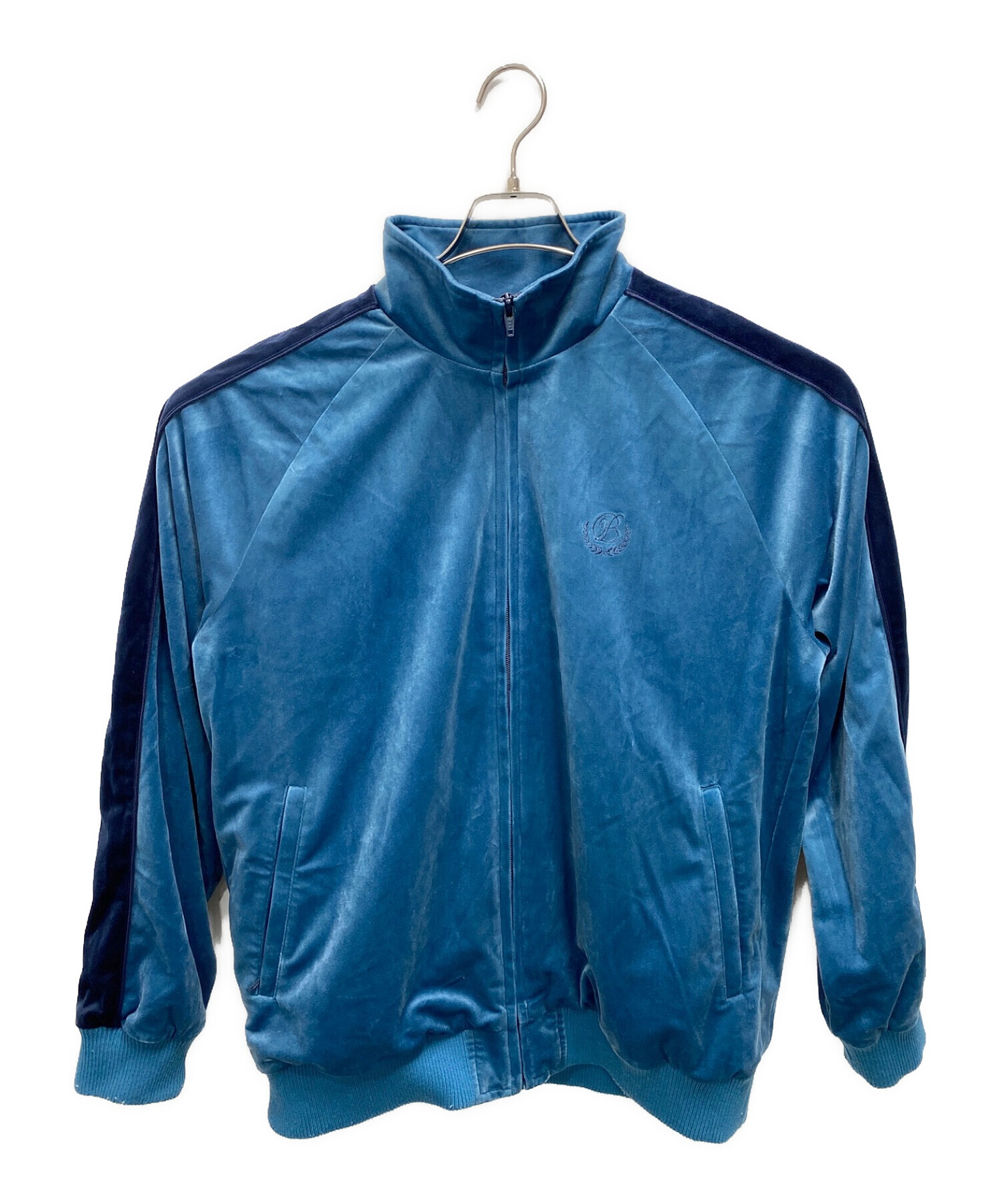 BlackEyePatch (ブラックアイパッチ) ベロアトラックジャケット ブルー サイズ:M
