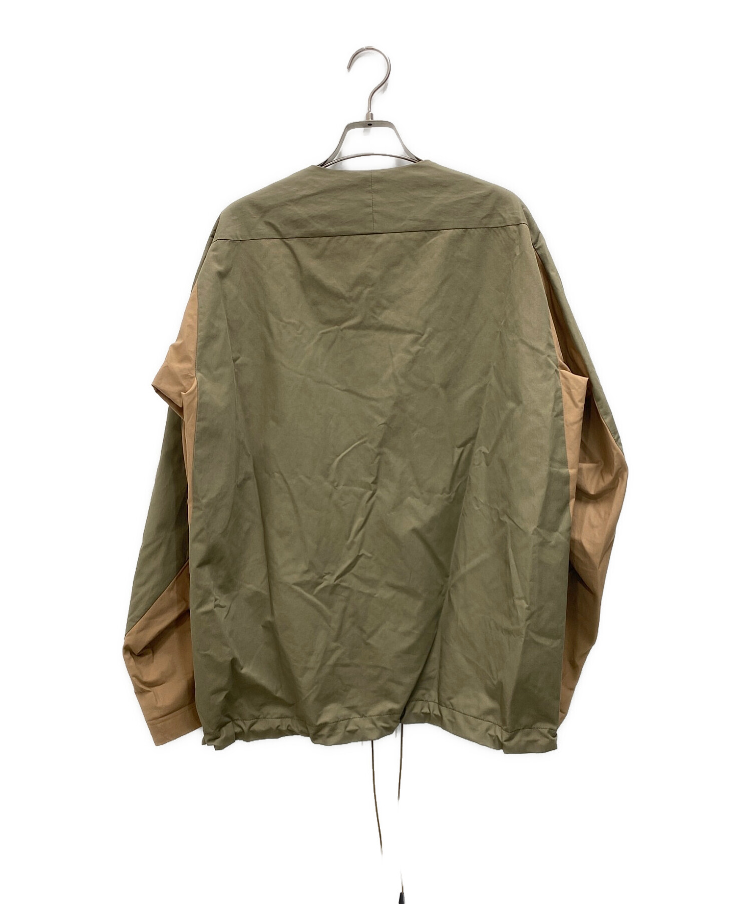 LARDINI BY YOSUKE AIZAWA オリーブ ノーカラージャケット