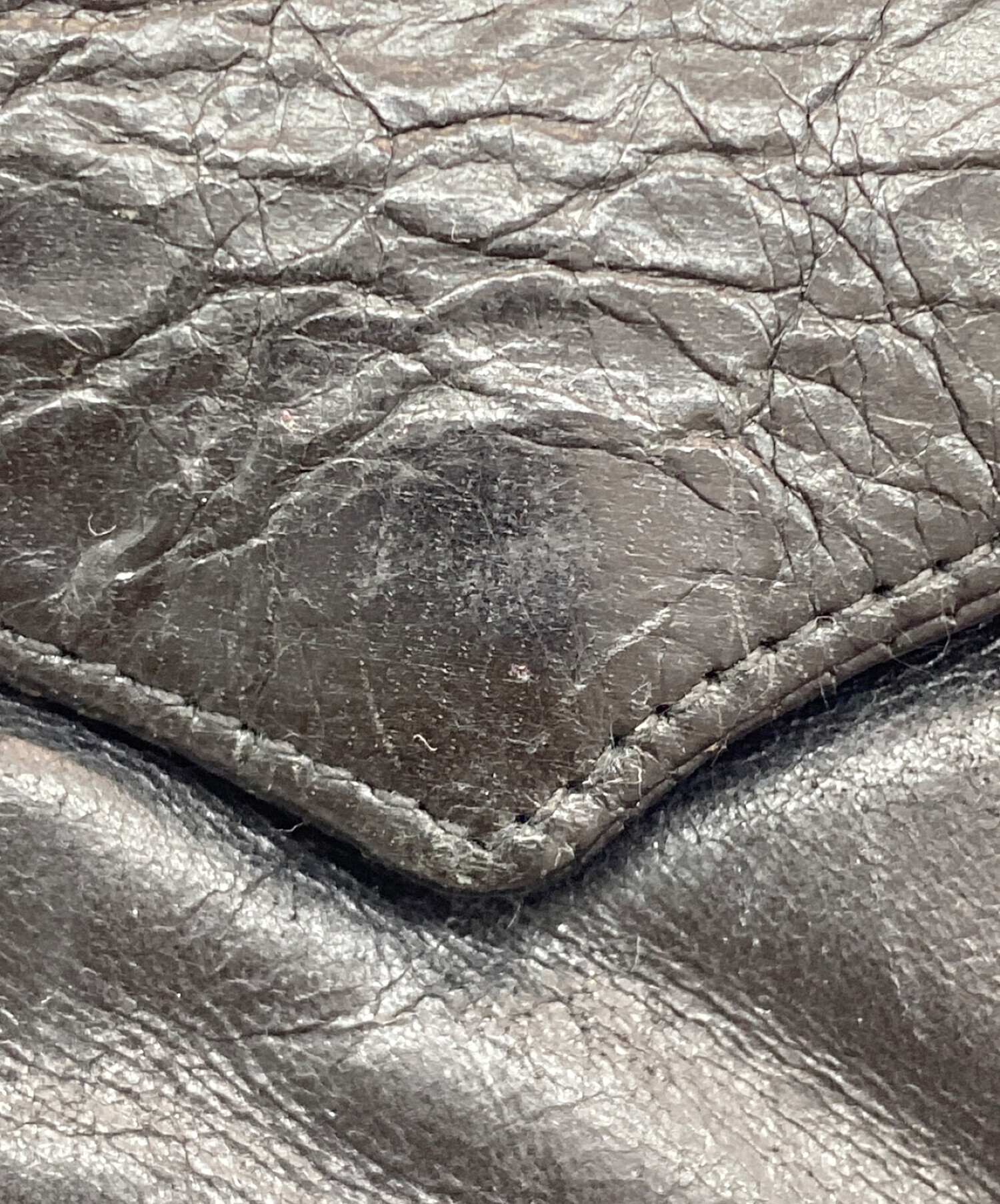 初期 kmrii財布 希少 KMRII (ケムリ) スタッズレザーウォレット