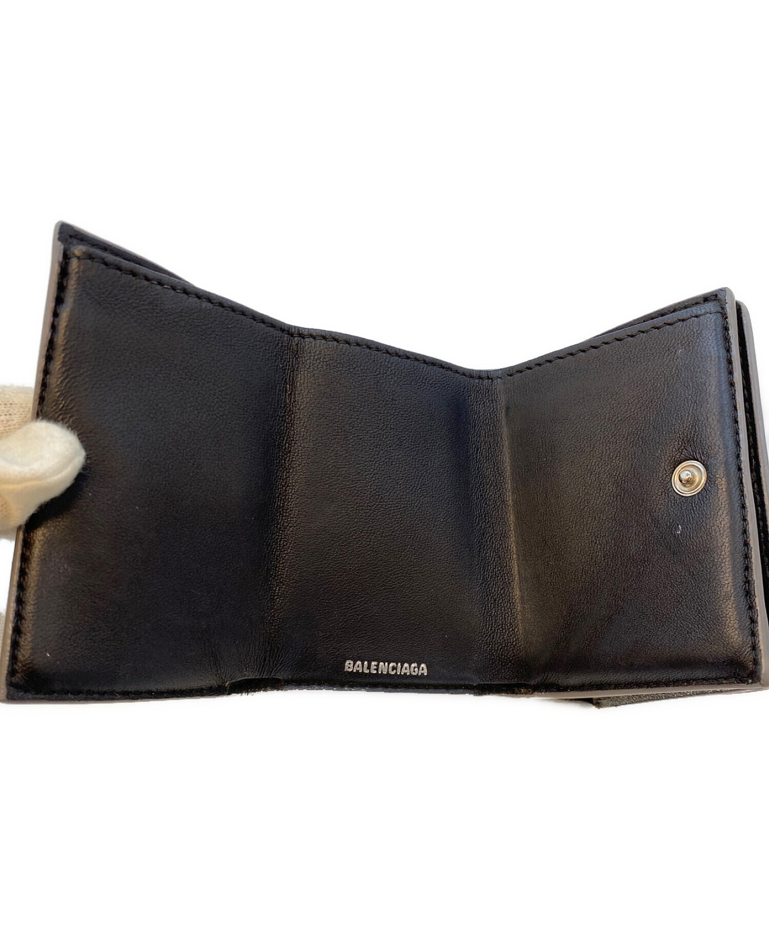 バレンシアガ コインケース ラメ入り 新品同様品 BALENCIAGA