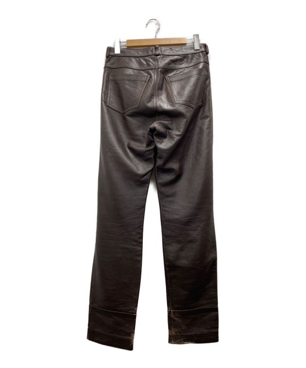 UNDERCOVER アンダーカバー 15SS ストレッチ レザーパンツ 中古