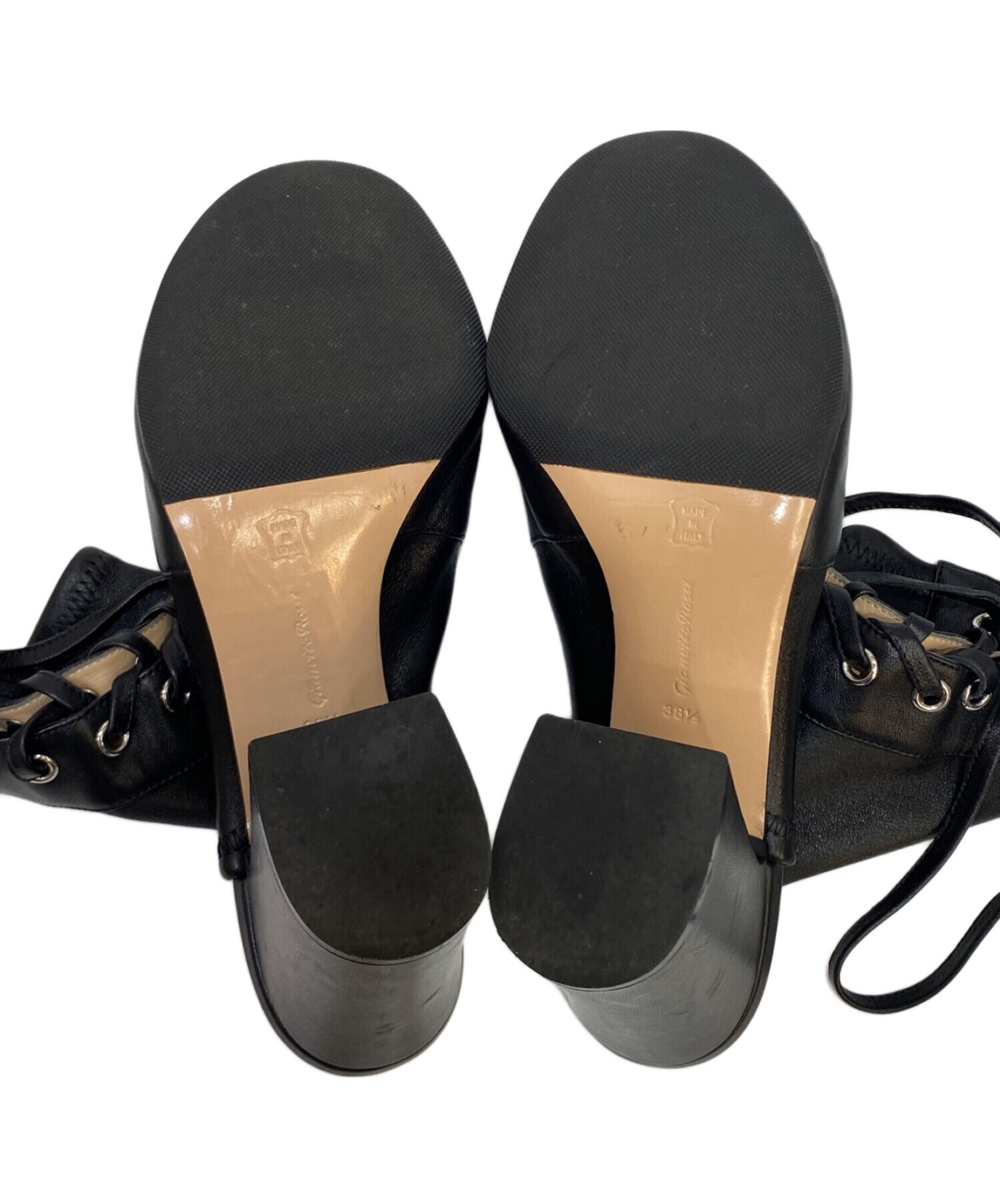 GIANVITO ROSSI ジャンヴィトロッシレースアップサンダル38 | ヤマダ 