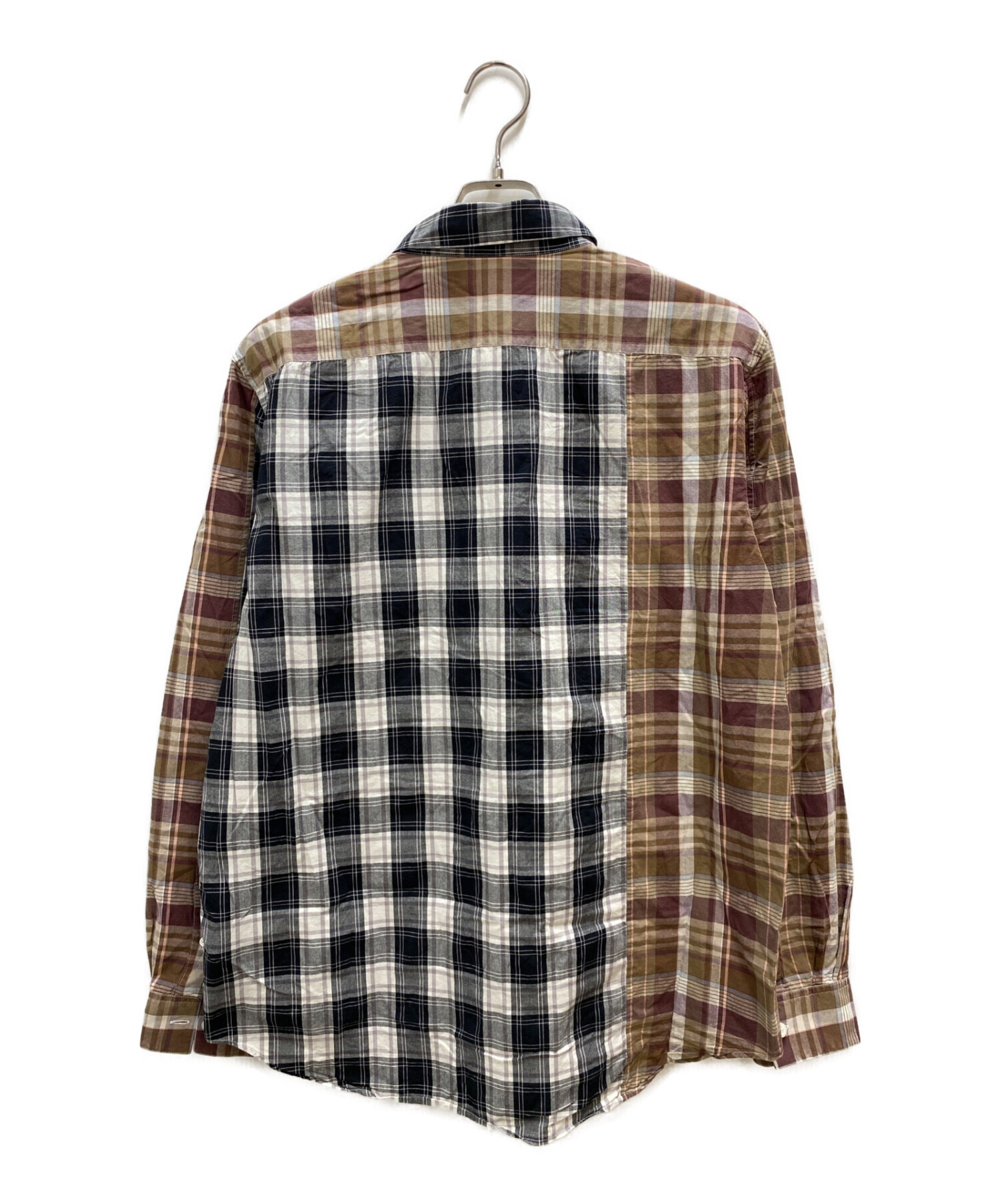 中古・古着通販】LOEWE (ロエベ) アナグラムロゴパッチワークチェック  