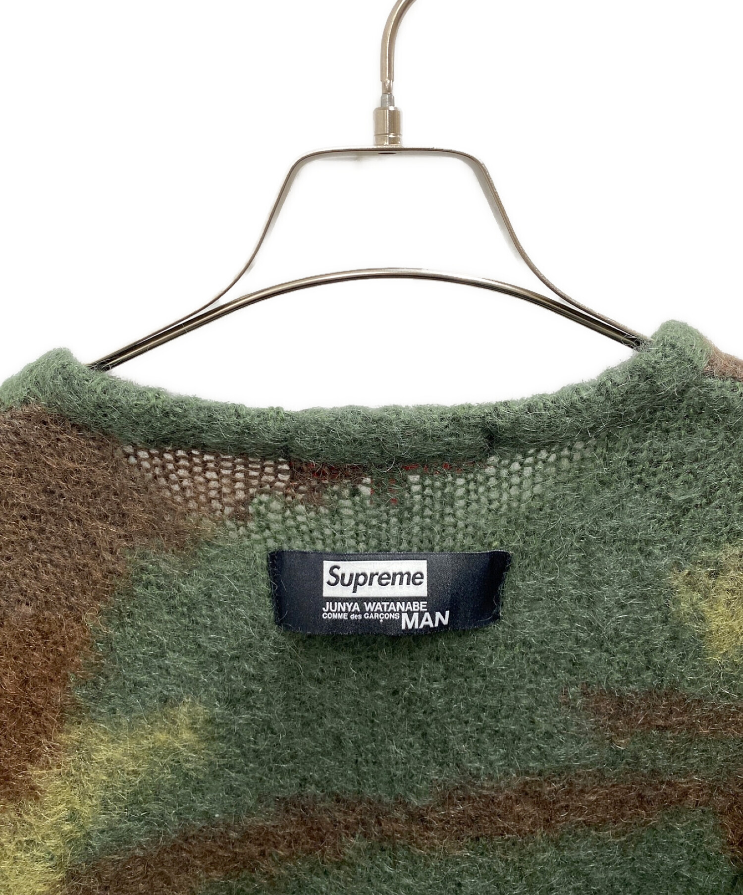 SUPREME (シュプリーム) COMME des GARCONS JUNYA WATANABE MAN (コム デ ギャルソン ジュンヤ ワタナベ  マン) Brushed Camo Sweater グリーン サイズ:XL