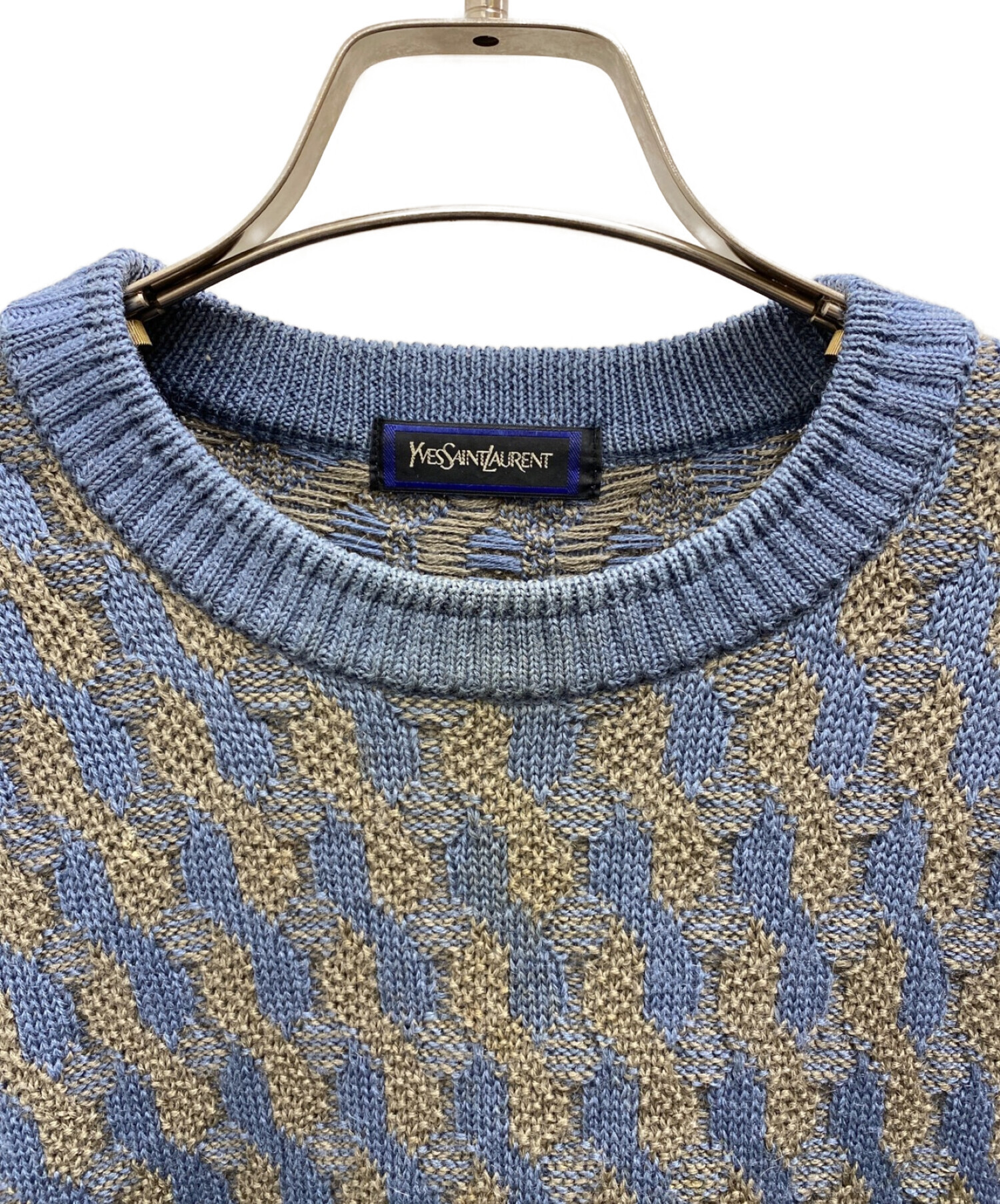 中古 YVES SAINT LAURENT クルーネックニット｜メンズ